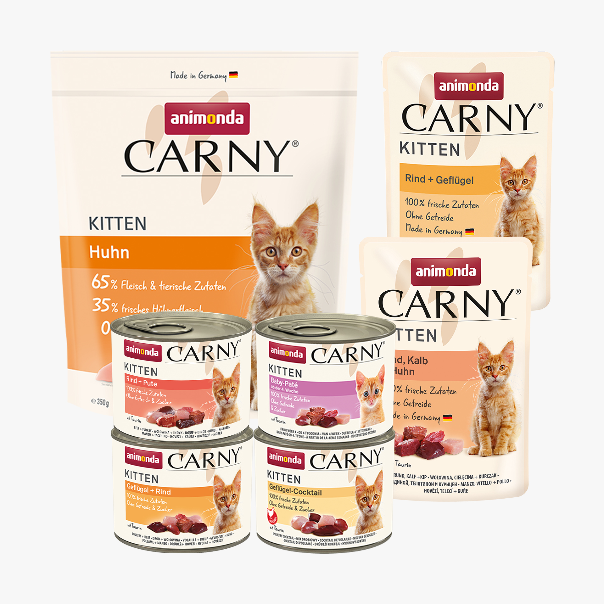 86907 animonda Carny Kitten Probierpaket Carny Kitten Katze Nassfutter