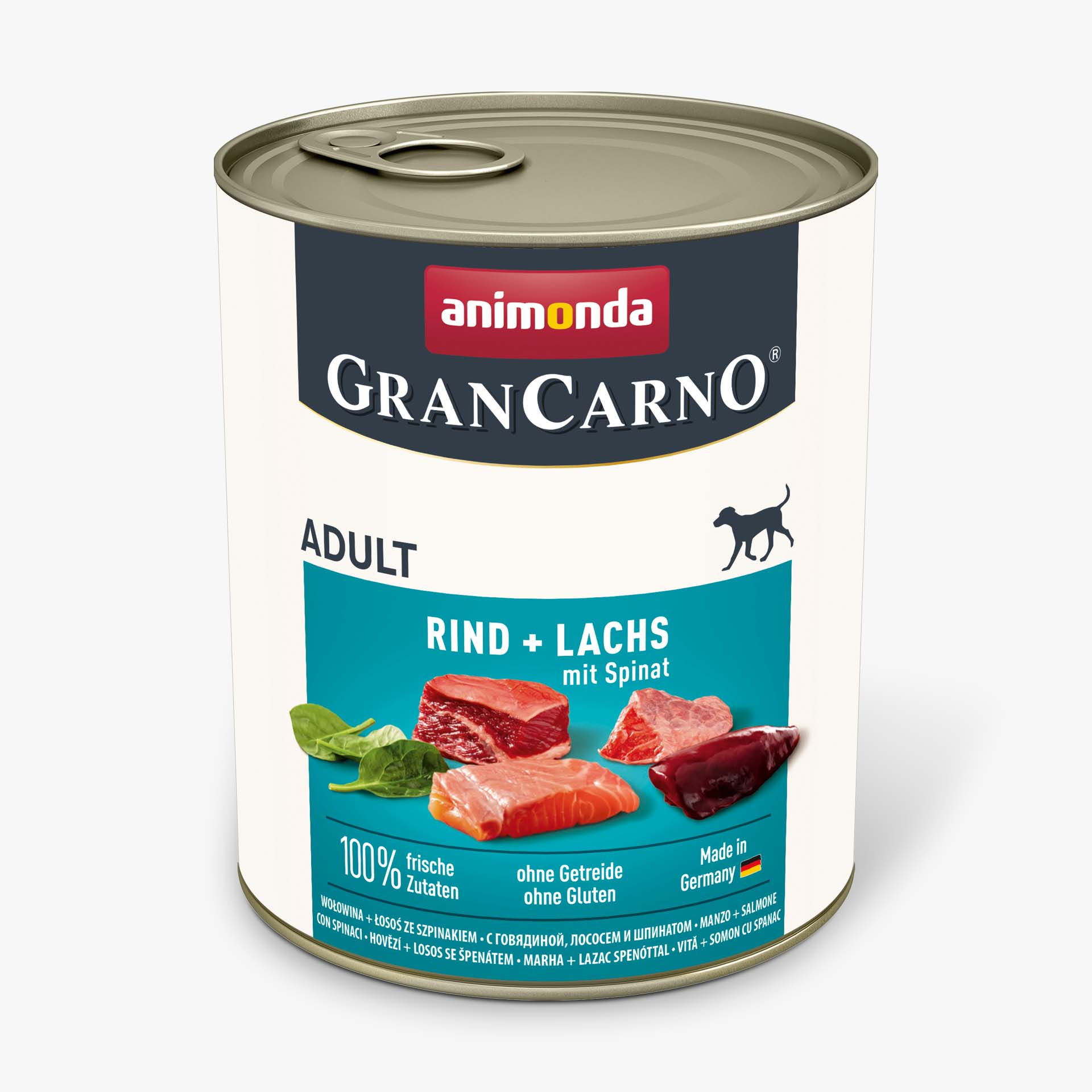 GranCarno Adult Rind + Lachs mit Spinat