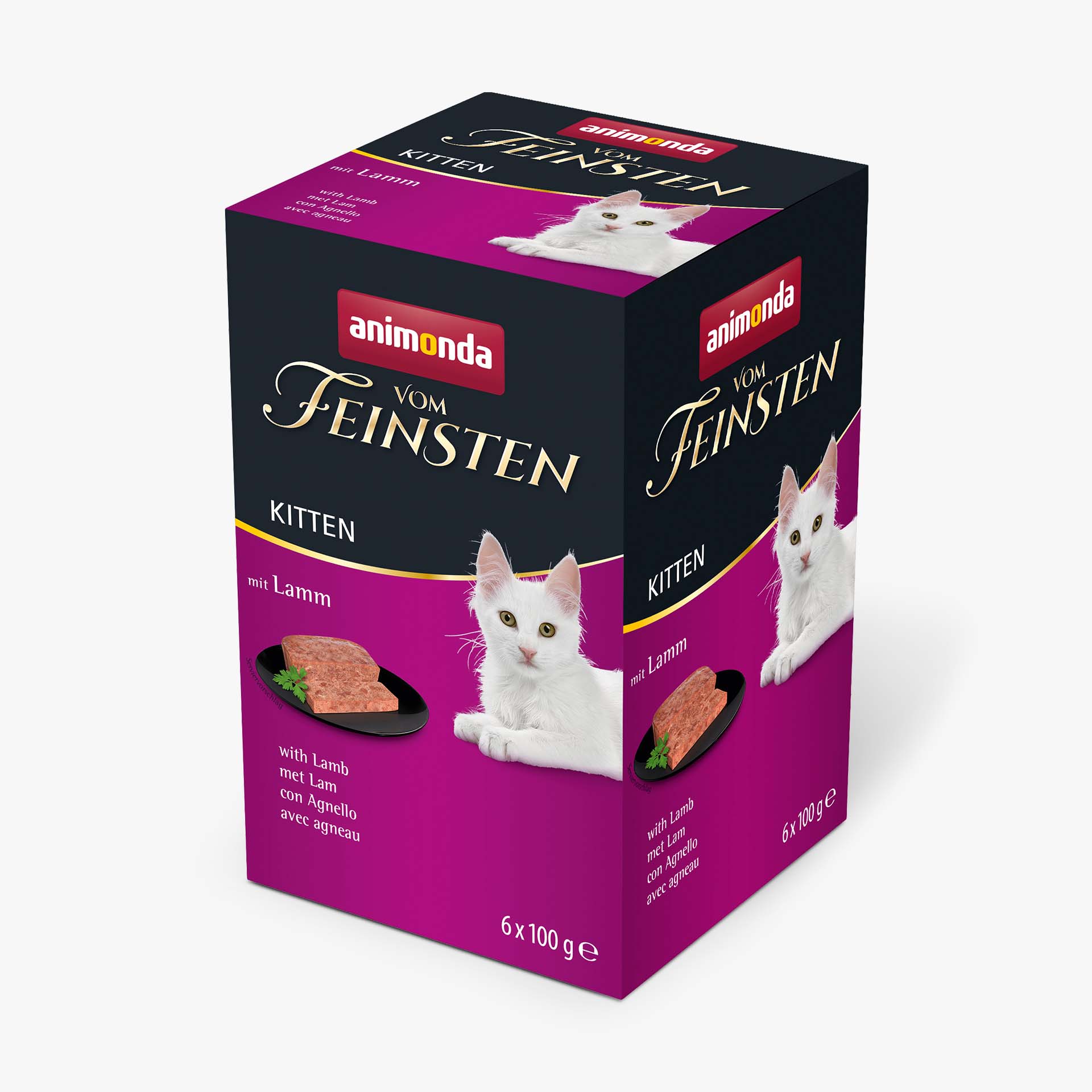 84202 animonda Vom Feinsten Kitten mit Lamm Katze Nassfutter