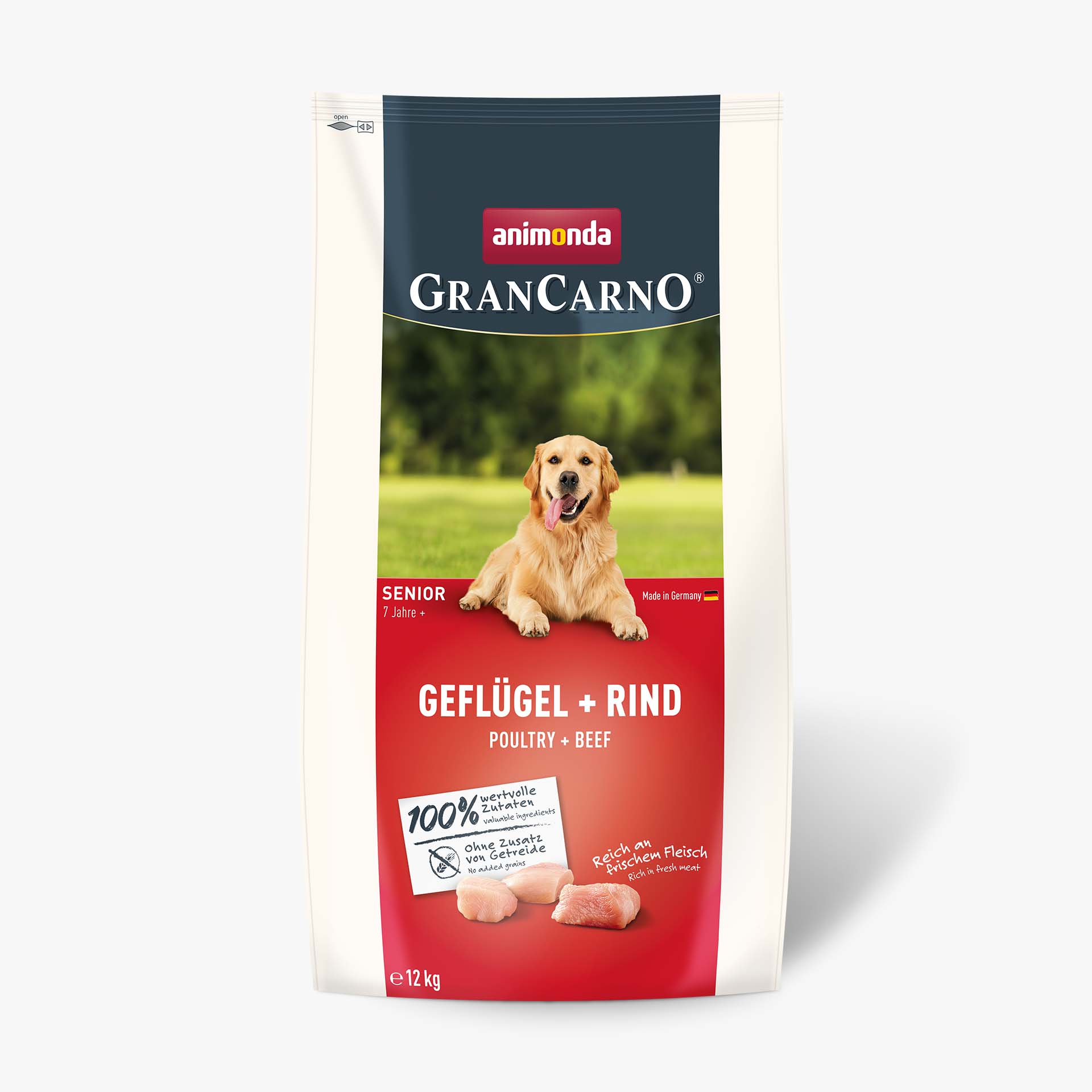 82997 animonda GranCarno Senior Gefluegel und Rind Hund Trockenfutter