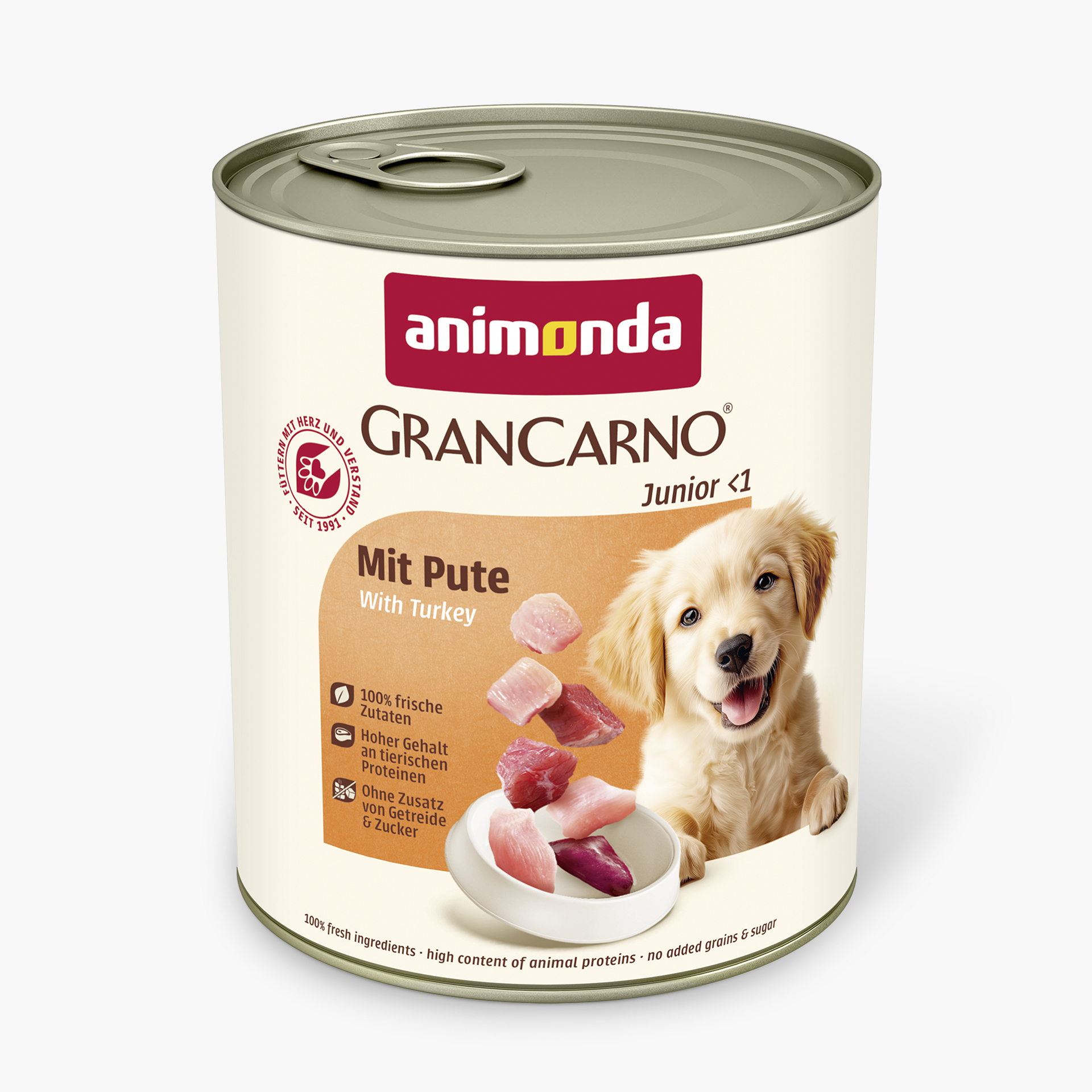82475 animonda GranCarno Junior Mit Pute Hund Nassfutter
