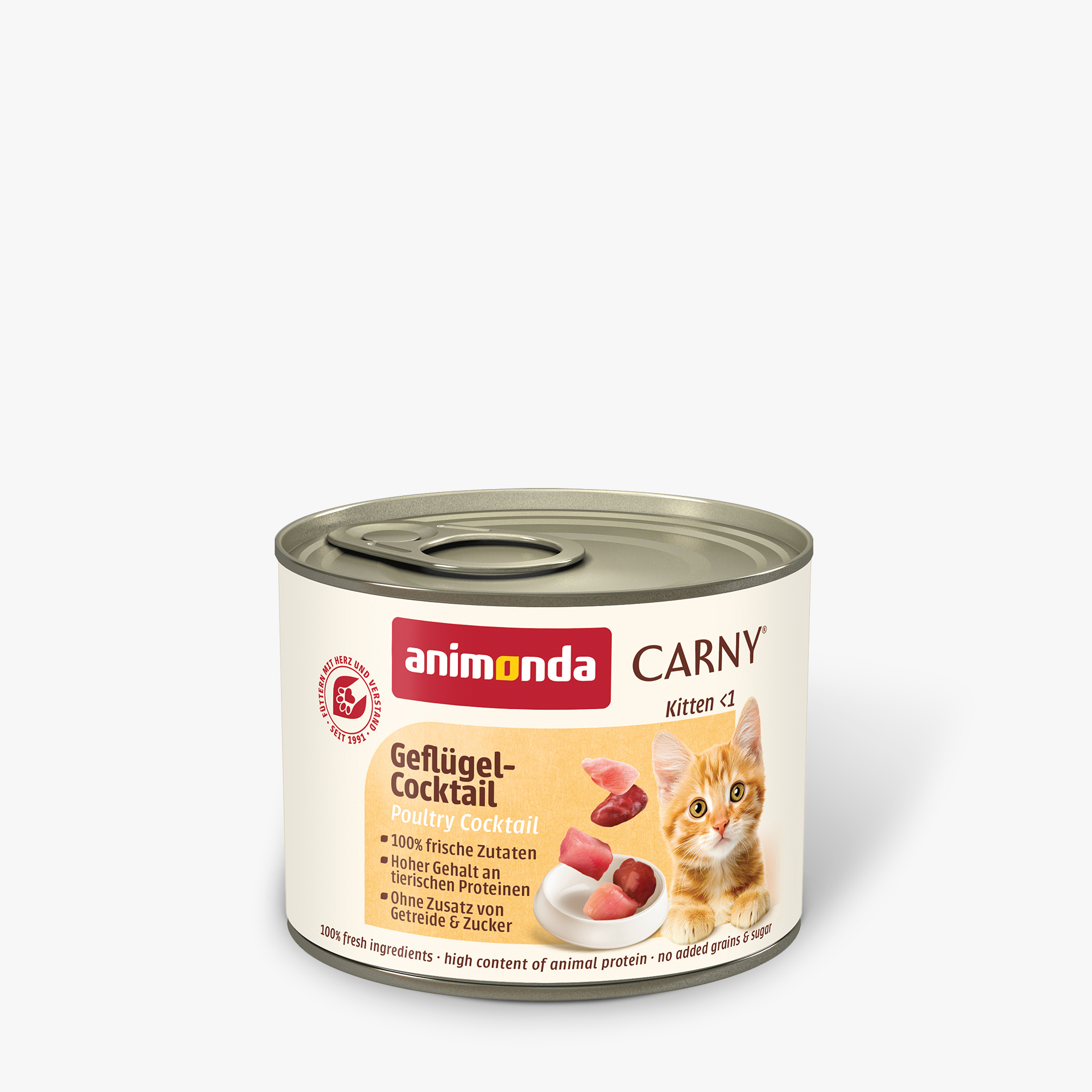 83963 animonda Carny Kitten Gefluegel Cocktail  Katze Nassfutter