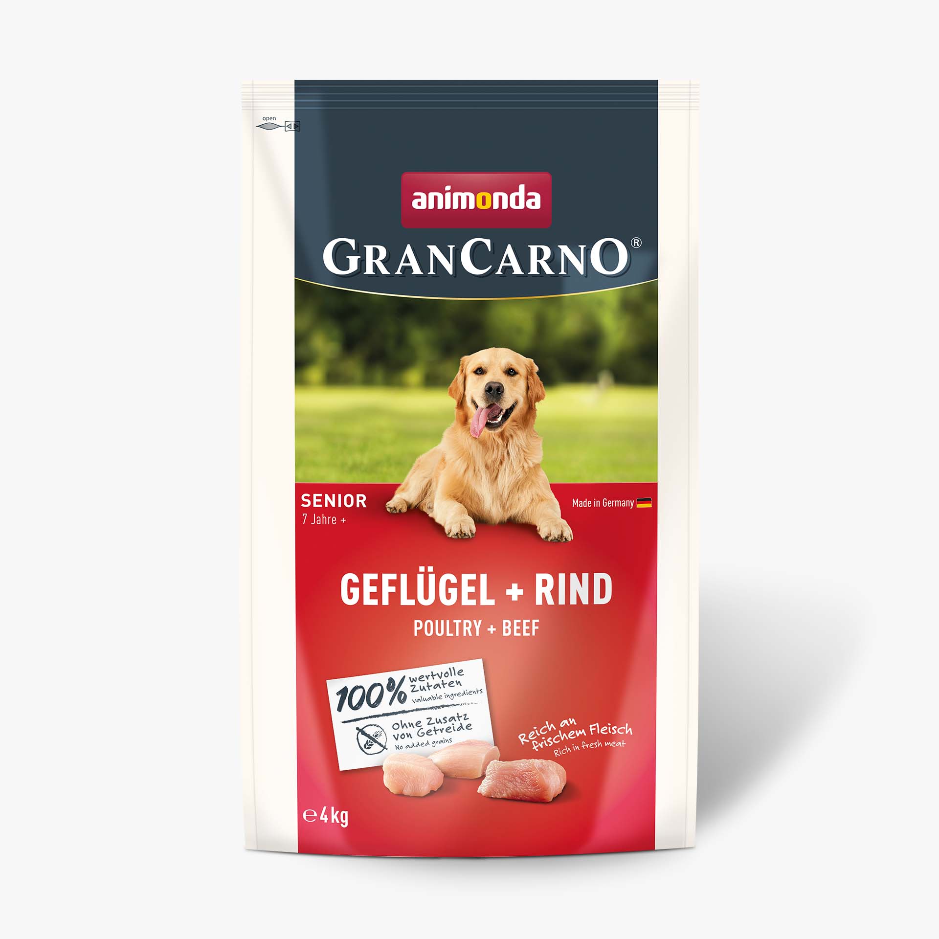 82996 animonda GranCarno Senior Gefluegel und Rind Hund Trockenfutter