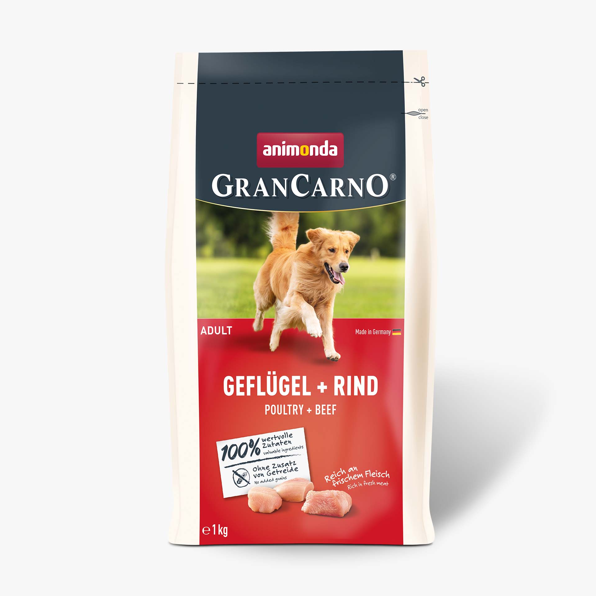 82992 animonda GranCarno Adult Gefluegel und Rind Hund Trockenfutter