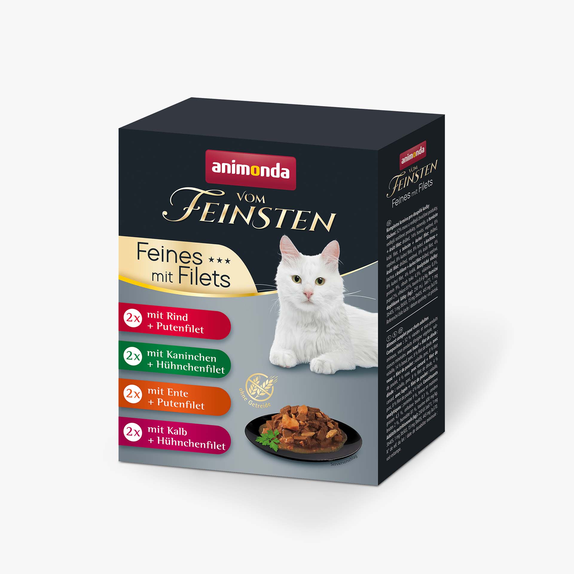 83055 animonda Vom Feinsten Adult Feine Vielfalt mit Filets Katze Nassfutter 83055 animonda Vom Feinsten Adult Feine Vielfalt mit Filets Katze Nassfutter