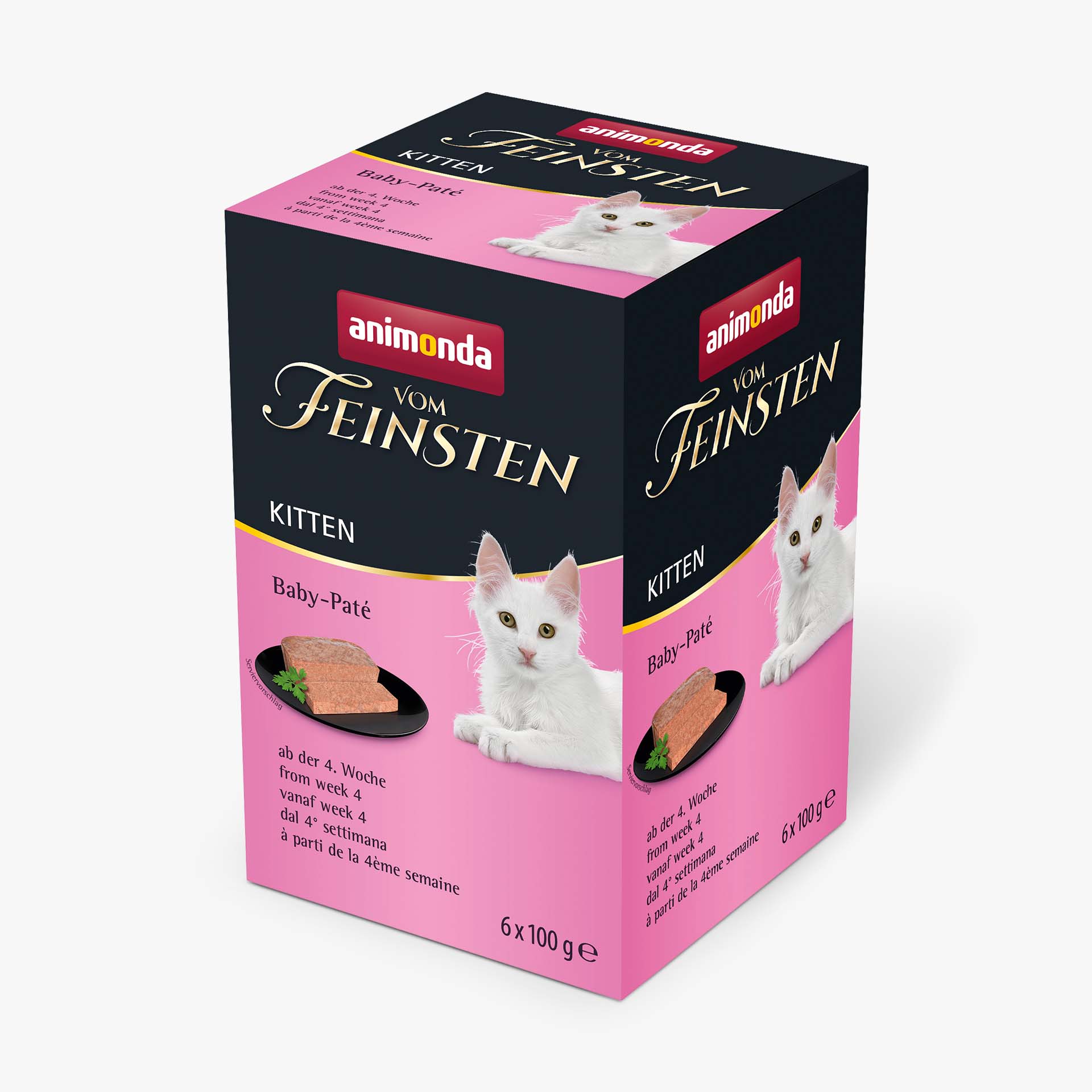 84200 animonda Vom Feinsten Kitten Baby Pate Katze Nassfutter
