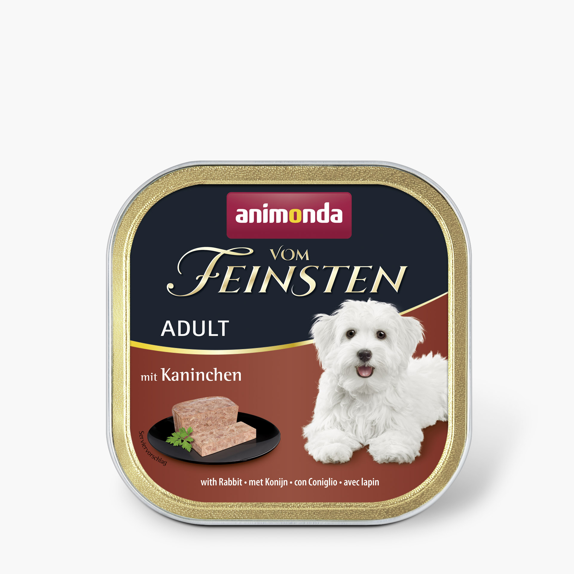 82661 Vom Feinsten Hund Adult mit Kaninchen 150g WEB
