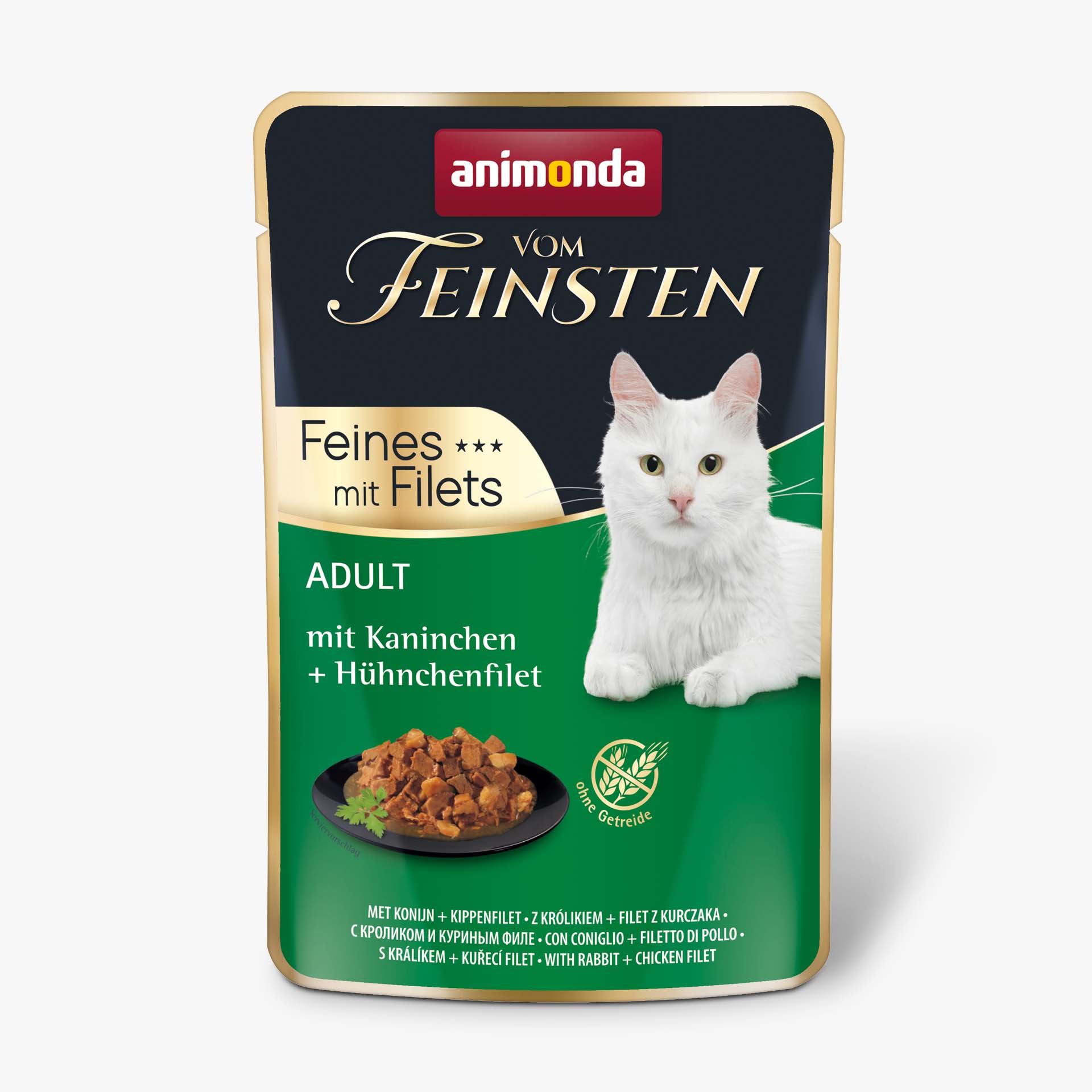 83065 animonda Vom Feinsten Adult Feines mit Filets mit Kaninchen und Huehnchenfilet Katze Nassfutter 83065 animonda Vom Feinsten Adult Feines mit Filets mit Kaninchen und Huehnchenfilet Katze Nassfutter