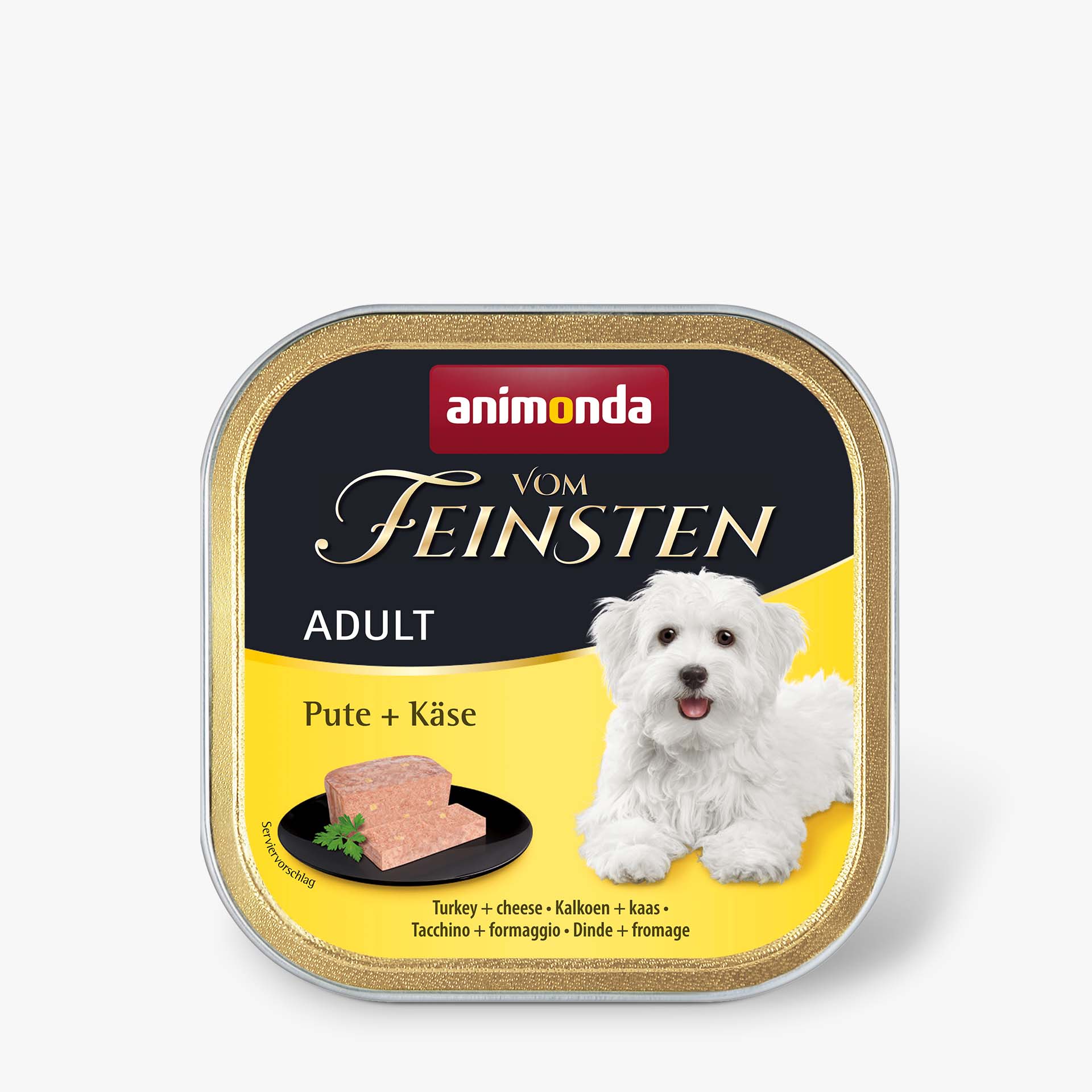 82318 animonda Vom Feinsten Adult Pute und Kaese Hund Nassfutter 82318 animonda Vom Feinsten Adult Pute und Kaese Hund Nassfutter
