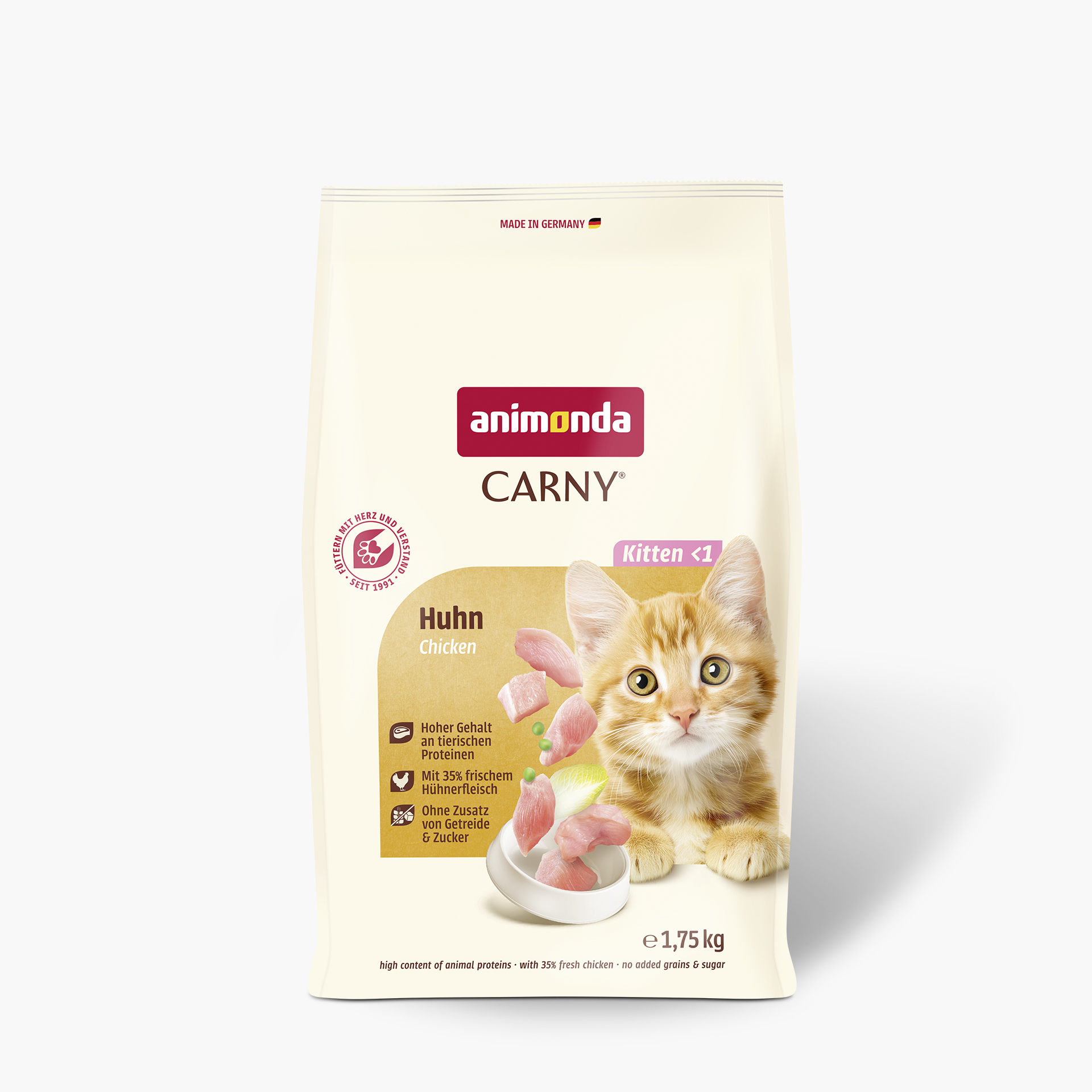 83879 animonda Carny Kitten Huhn Katze Trockenfutter