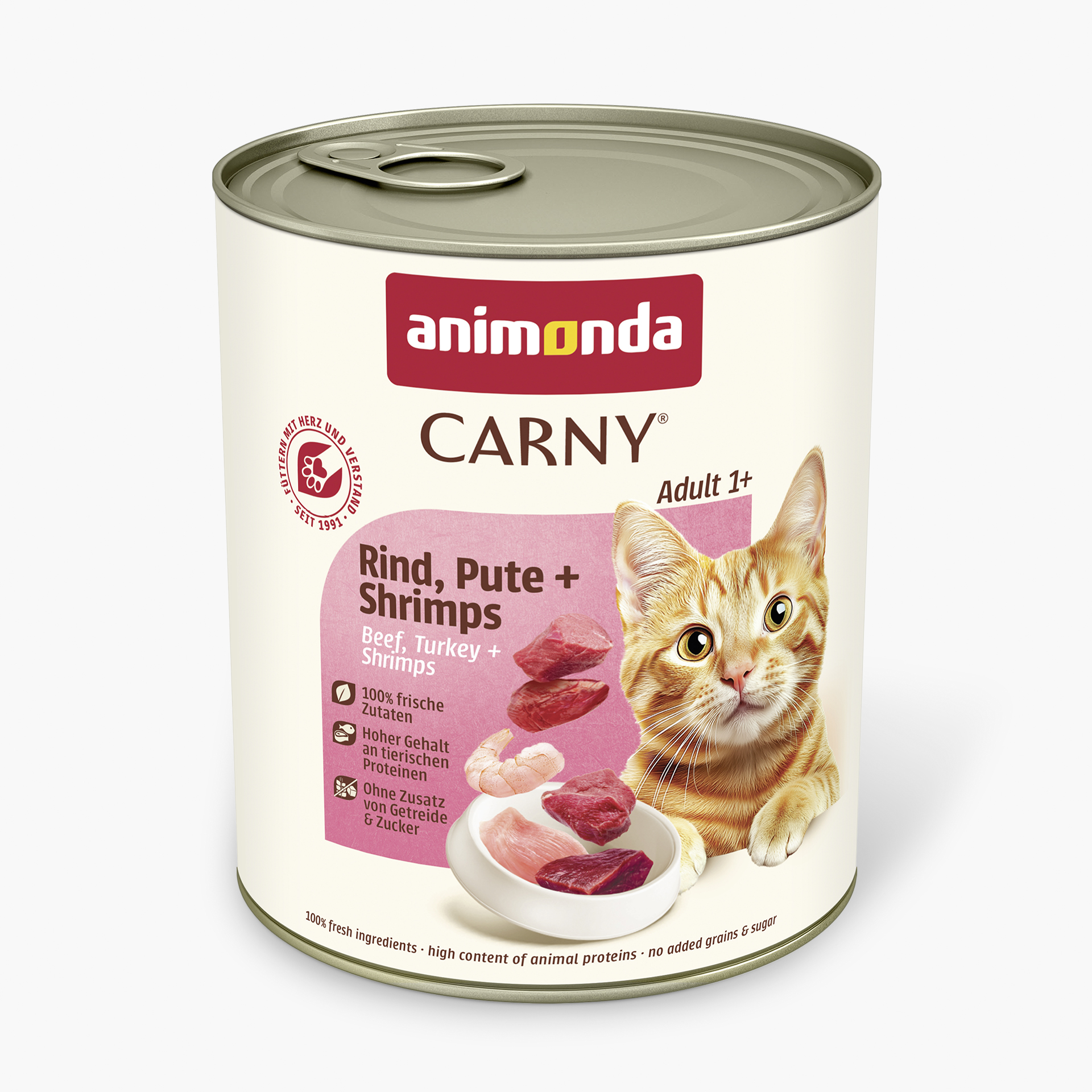 83735 animonda Carny Adult Rind  Pute und Shrimps Katze Nassfutter