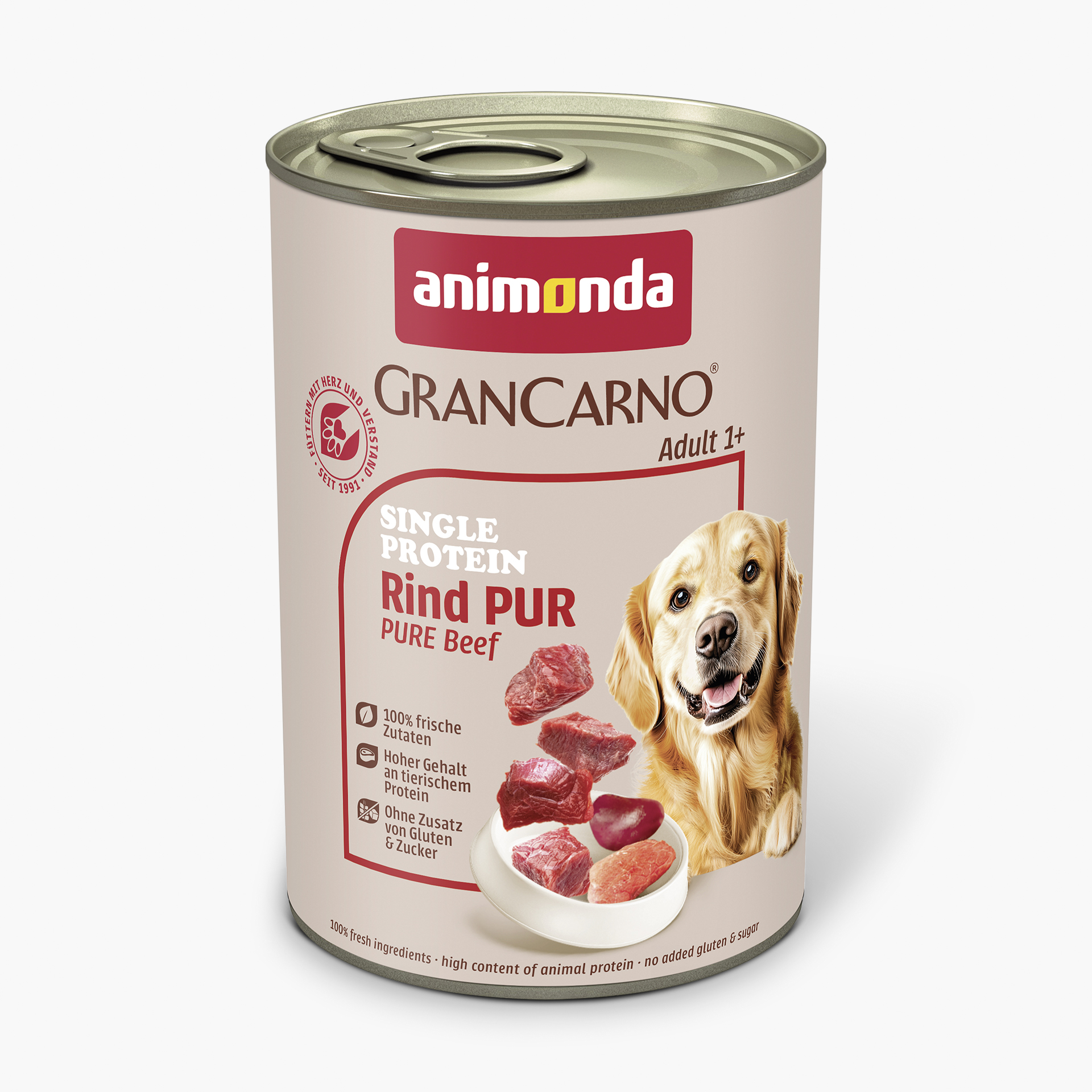 82427 animonda GranCarno Adult Single Protein Rind pur Hund Nassfutter