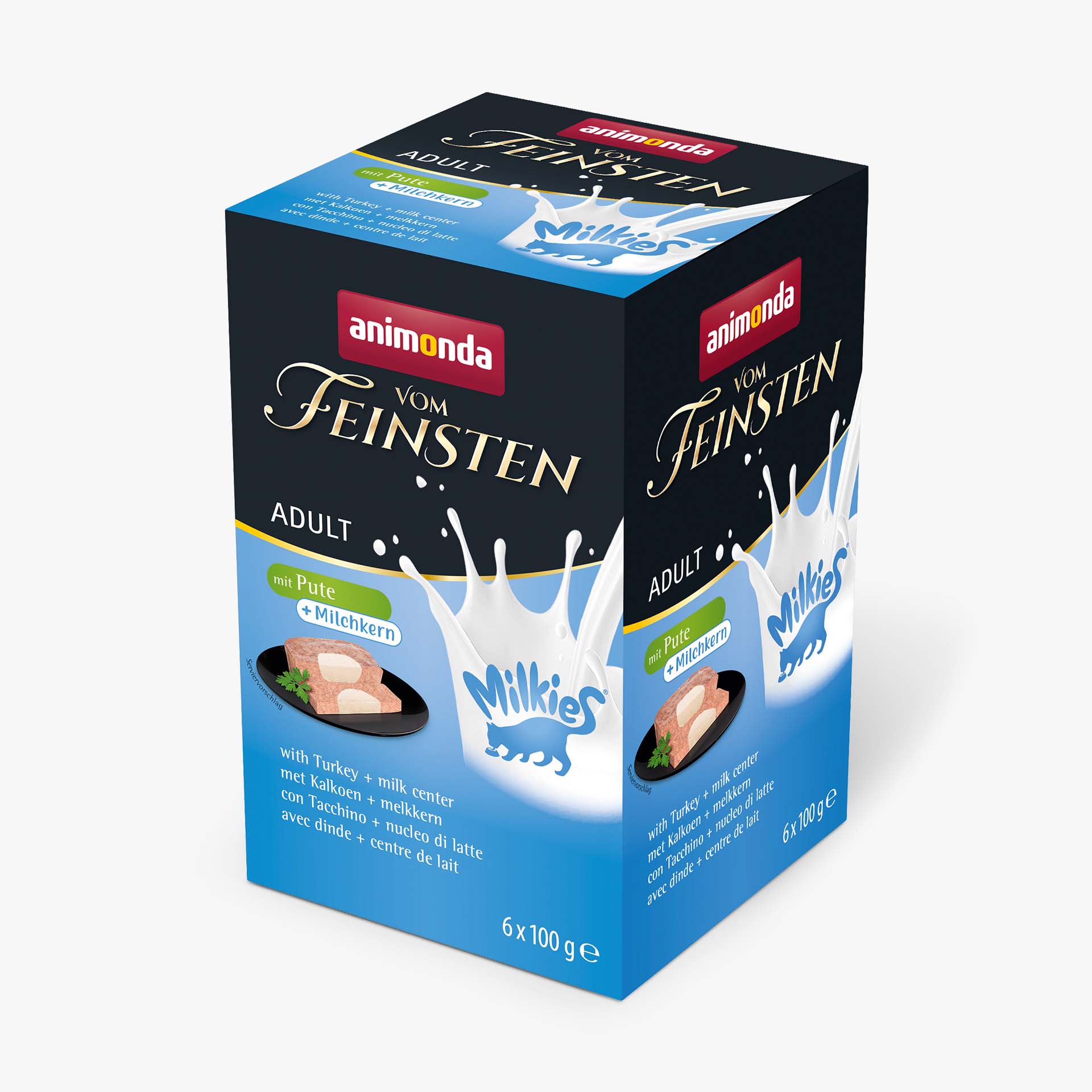 Vom Feinsten with Turkey + milk centre 