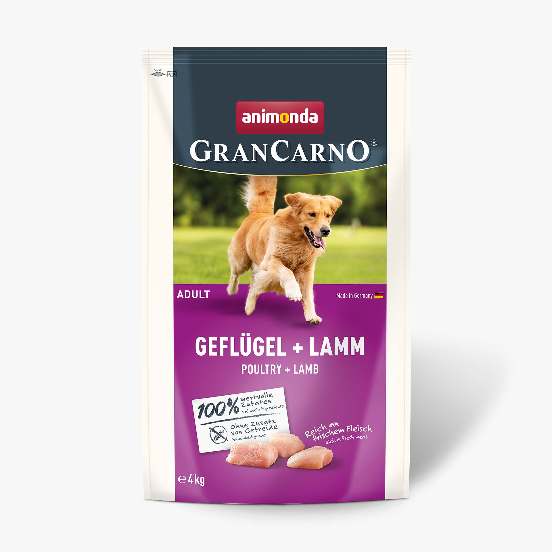 82948 animonda GranCarno Adult Gefluegel und Lamm Hund Trockenfutter