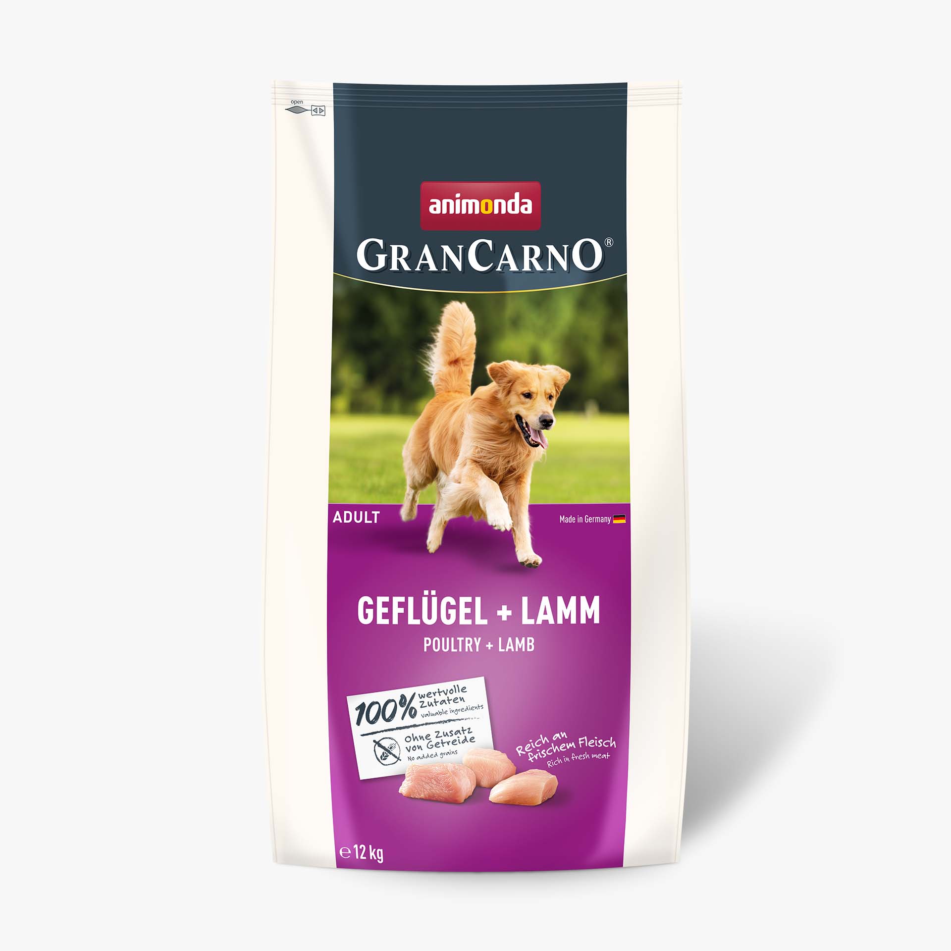 82949 animonda GranCarno Adult Gefluegel und Lamm Hund Trockenfutter