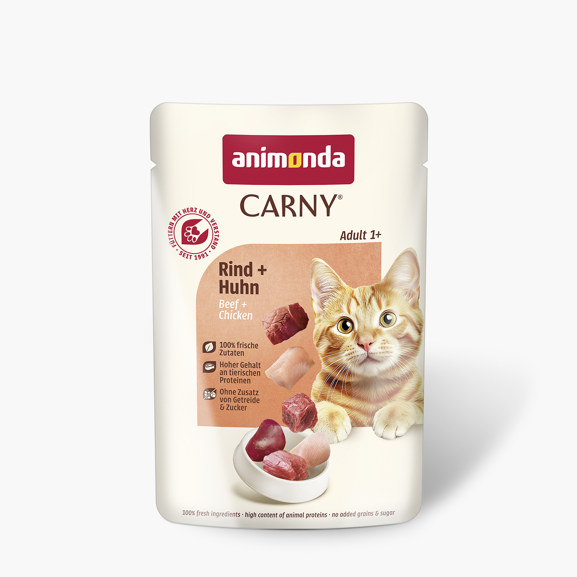 83078 animonda Carny Adult Rind und Huhn Katze Nassfutter