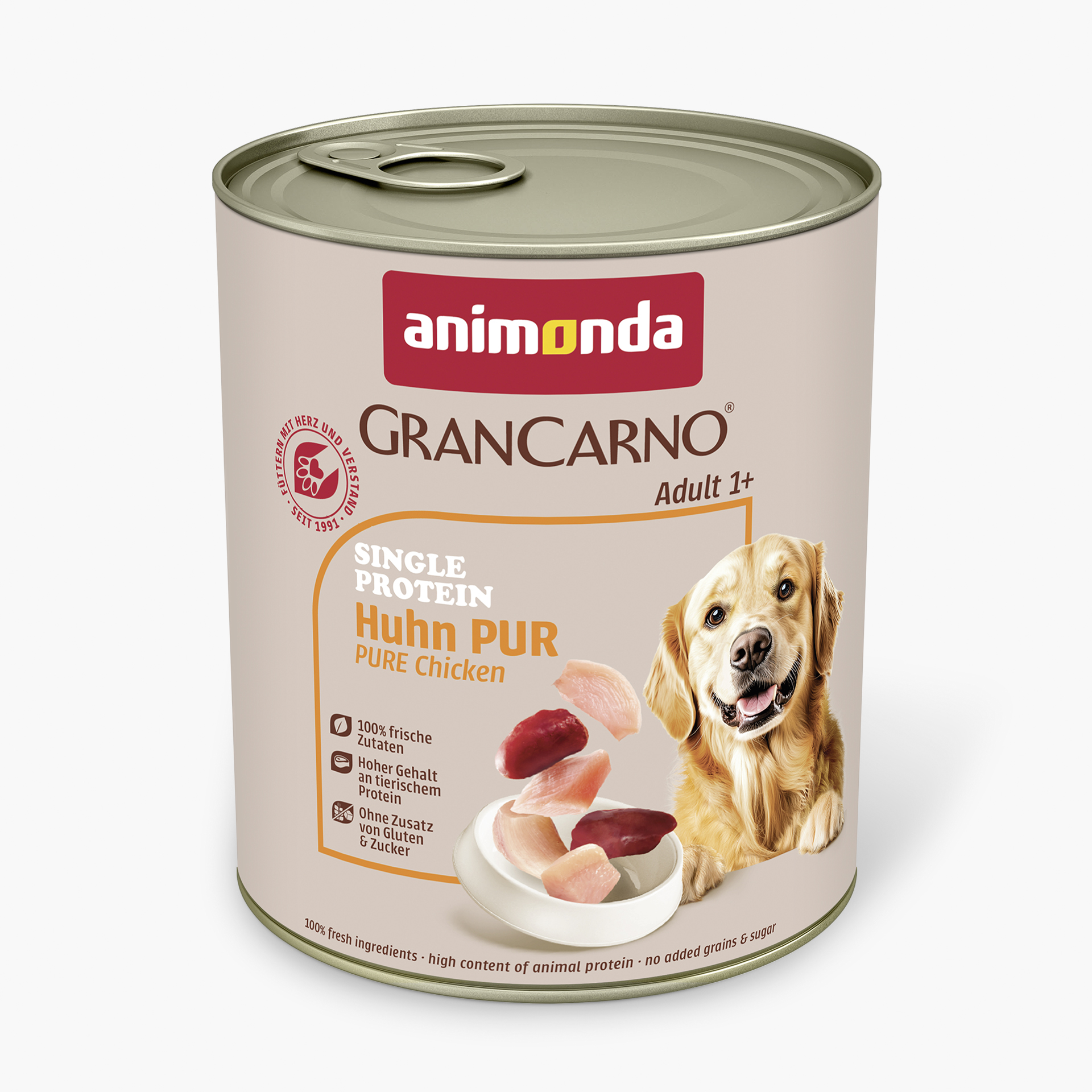 82430 animonda GranCarno Adult Single Protein Huhn pur Hund Nassfutter