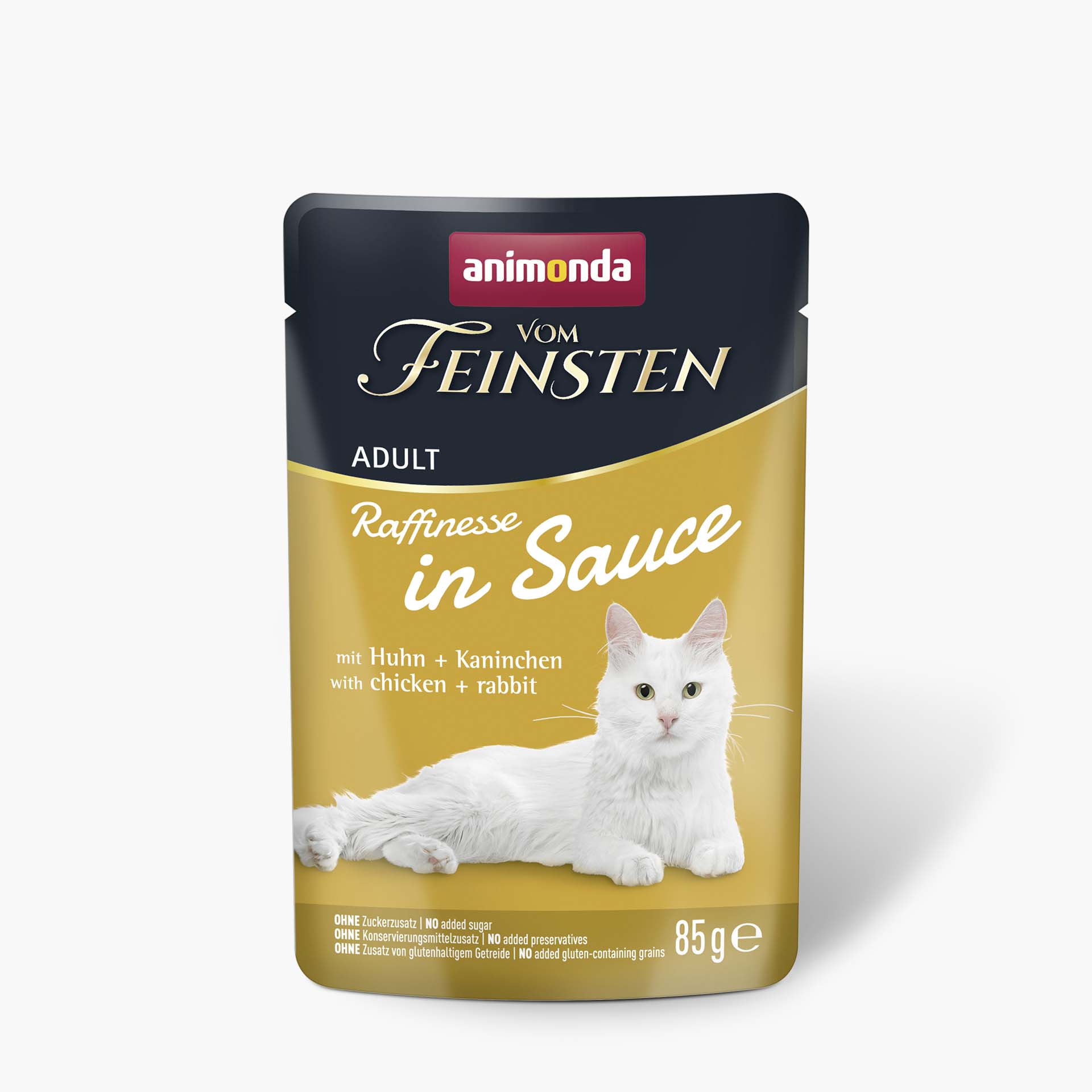 83409 animonda Vom Feinsten Adult Raffinesse in Sauce mit Huhn und Kaninchen Katze Nassfutter 83409 animonda Vom Feinsten Adult Raffinesse in Sauce mit Huhn und Kaninchen Katze Nassfutter