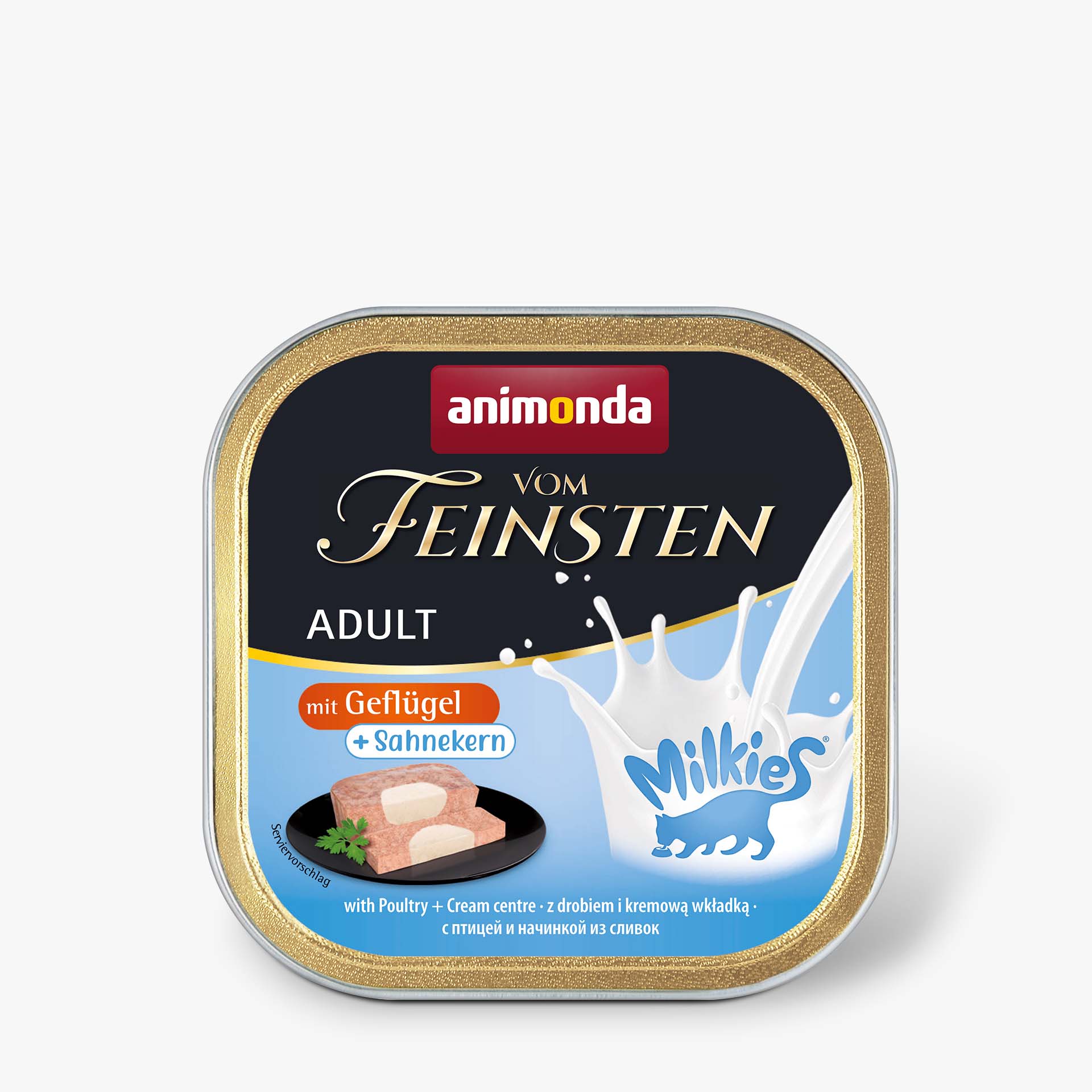 83114 animonda Vom Feinsten Adult mit Milkies Kern mit Gefluegel und Sahnekern Katze Nassfutter 83114 animonda Vom Feinsten Adult mit Milkies Kern mit Gefluegel und Sahnekern Katze Nassfutter