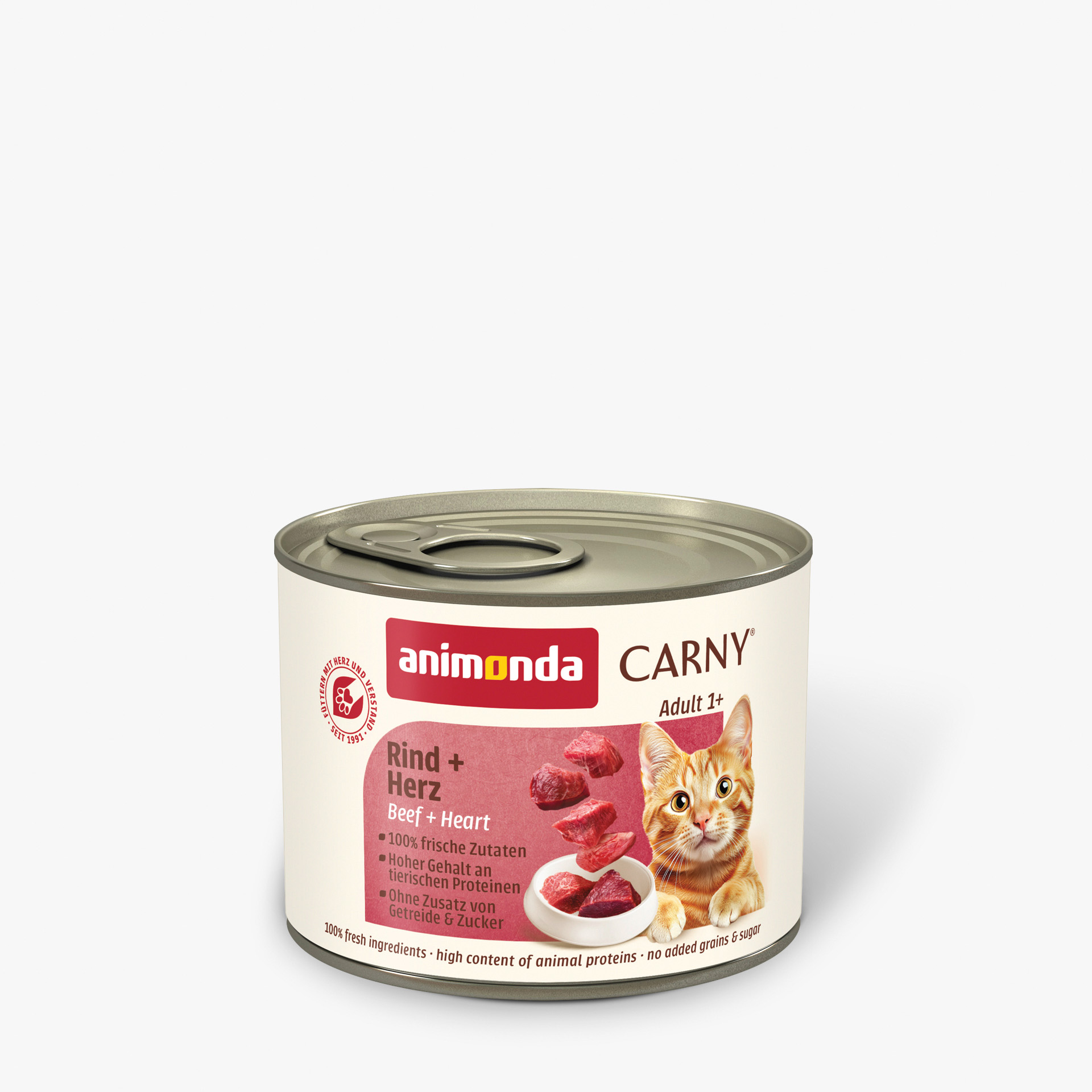 83704 animonda Carny Adult Rind und Herz Katze Nassfutter