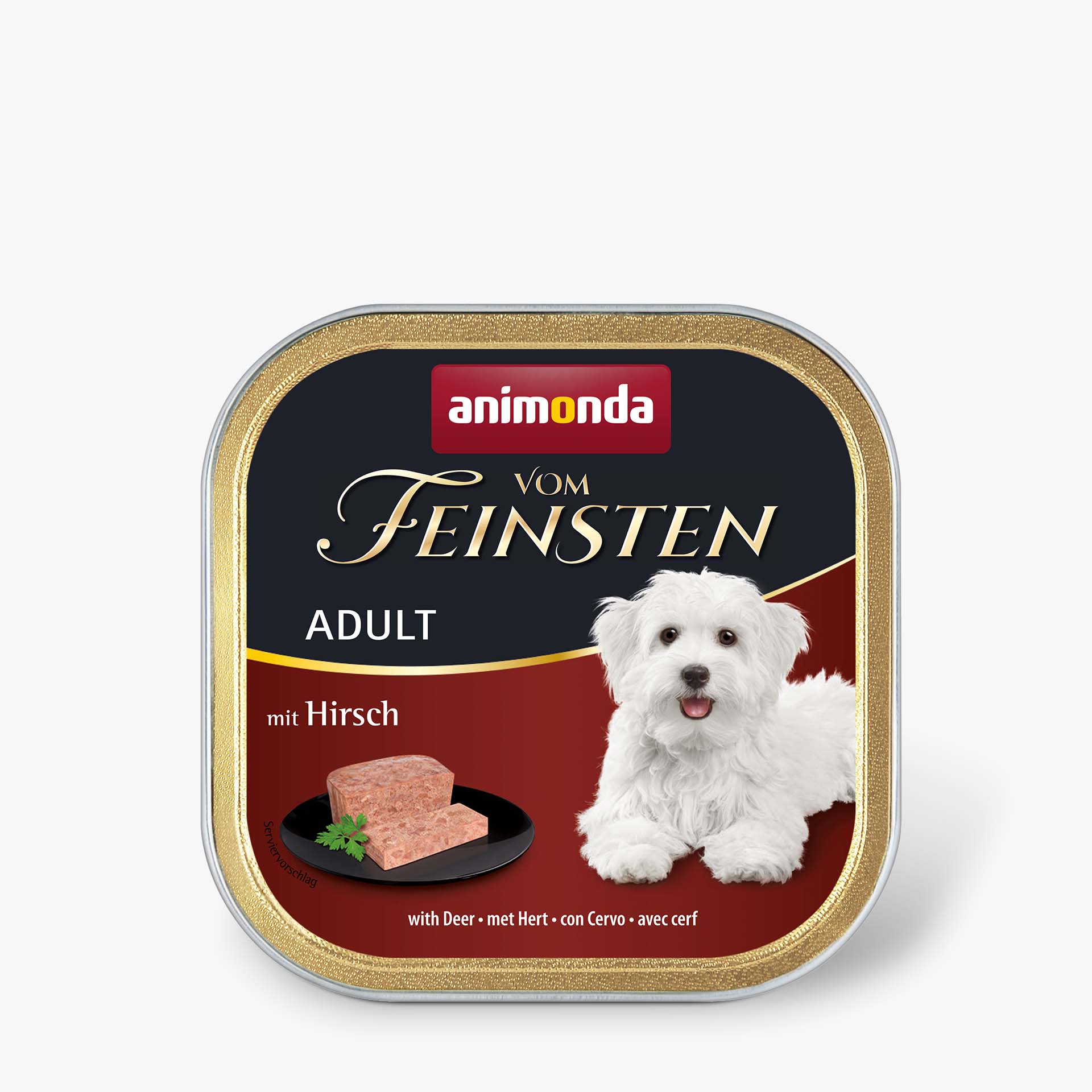 82660 animonda Vom Feinsten Adult mit Hirsch Hund Nassfutter