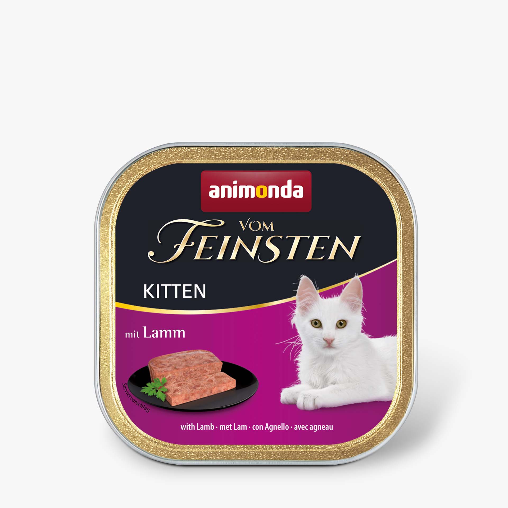 83236 animonda Vom Feinsten Kitten mit Lamm Katze Nassfutter
