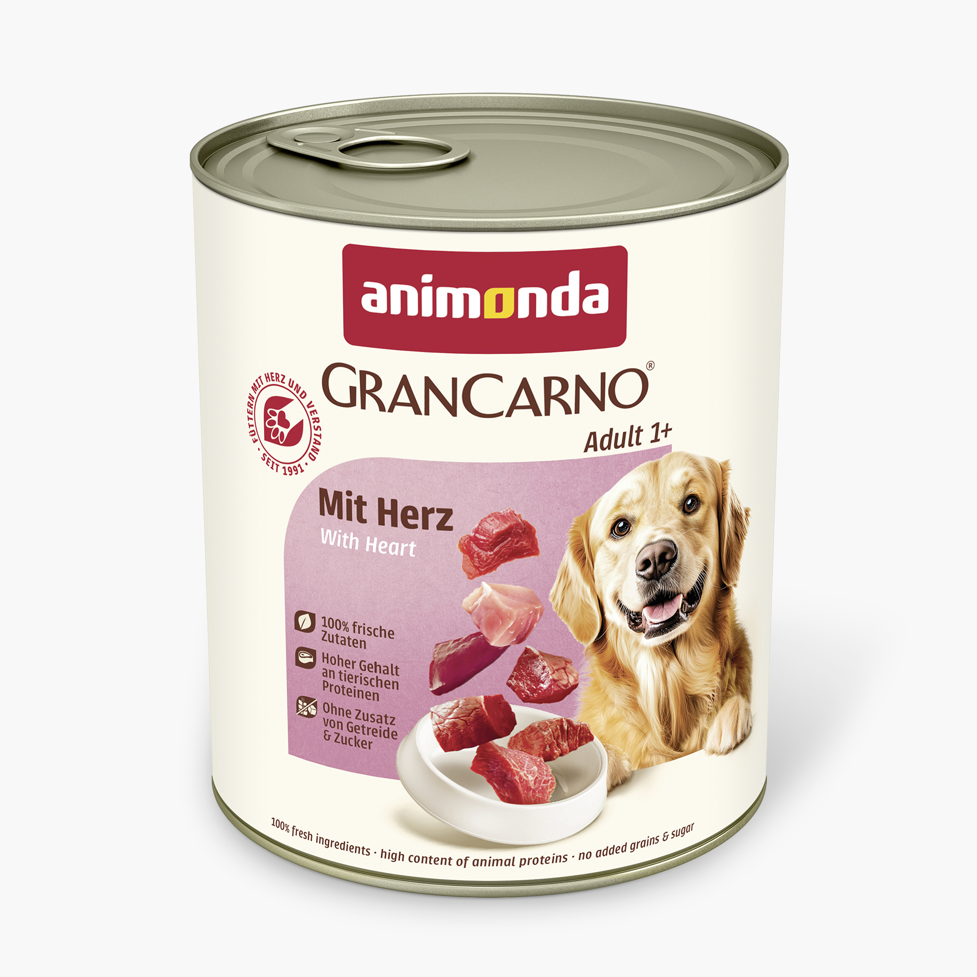 82482 animonda GranCarno Adult mit Herz Hund