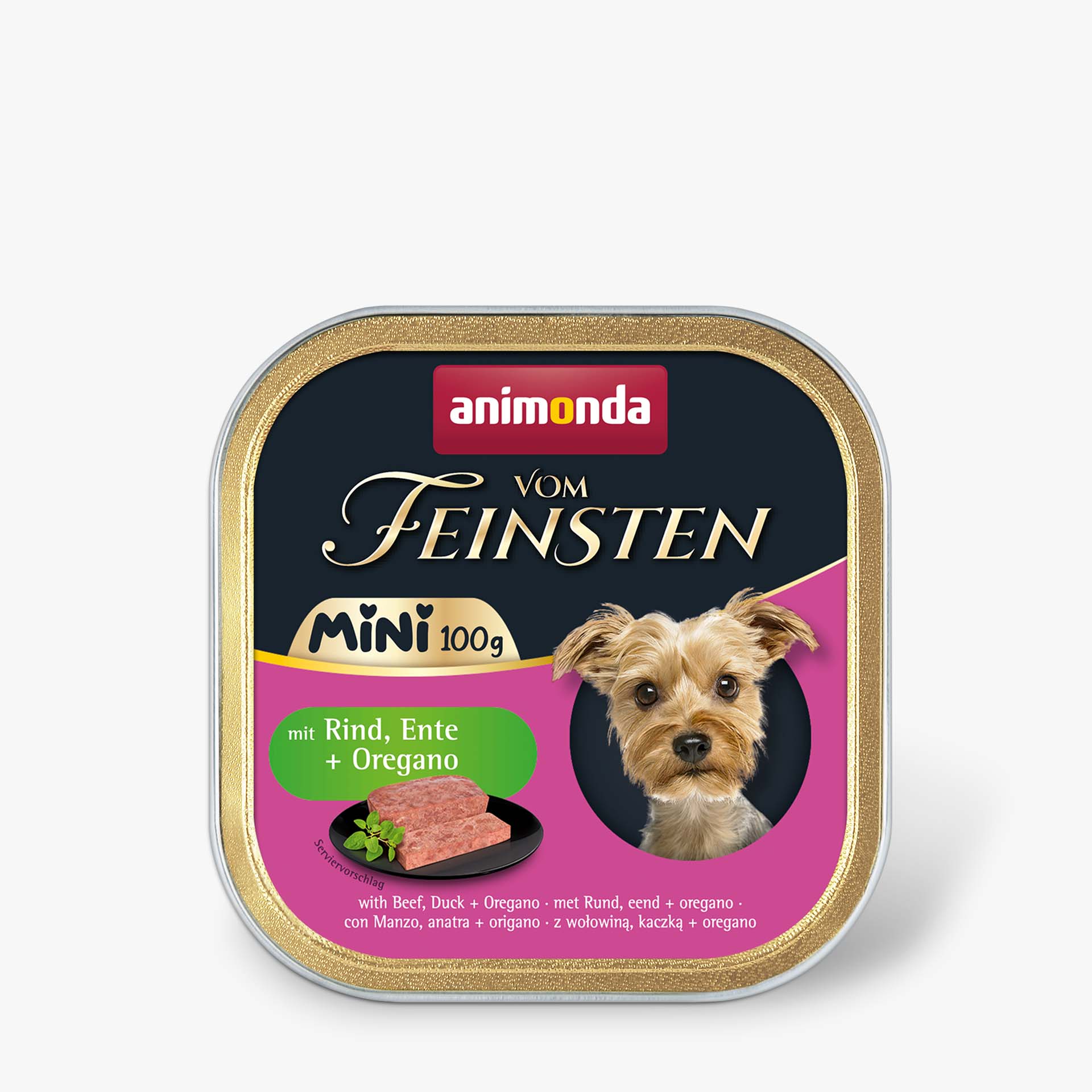 82361 animonda Vom Feinsten Adult Mini mit Rind  Ente und Oregano Hund Nassfutter 82361 animonda Vom Feinsten Adult Mini mit Rind  Ente und Oregano Hund Nassfutter