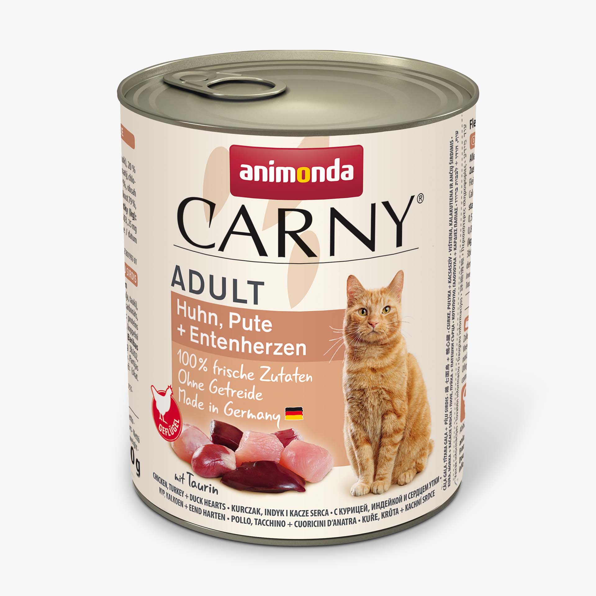83827 animonda Carny Adult Huhn Pute und Entenherzen Katze Nassfutter 83827 animonda Carny Adult Huhn Pute und Entenherzen Katze Nassfutter