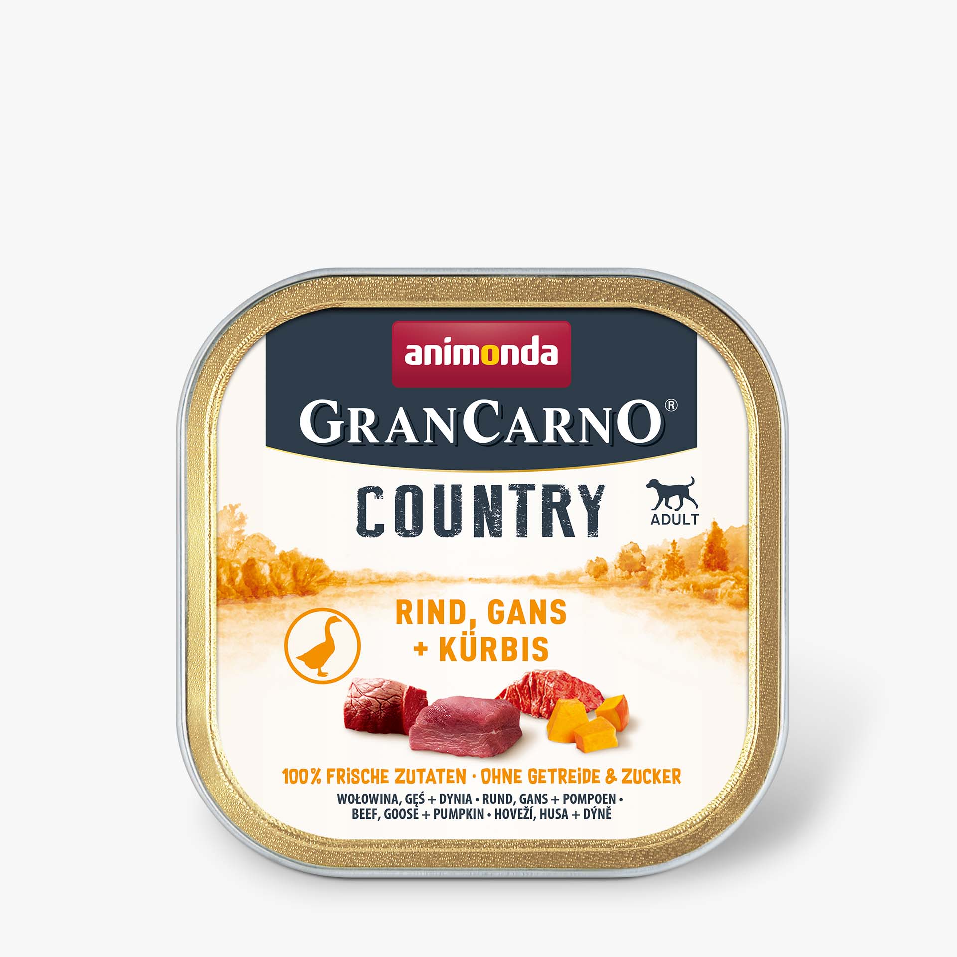 82350 animonda GranCarno Adult Country Rind Gans und Kuerbis Hund Nassfutter 82350 animonda GranCarno Adult Country Rind Gans und Kuerbis Hund Nassfutter