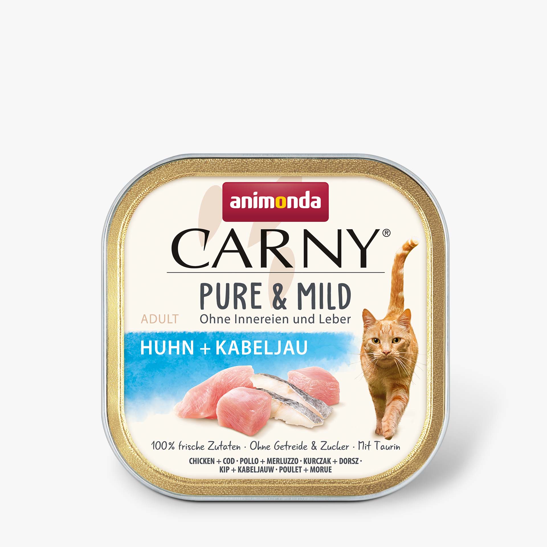 83946 animonda Carny Adult Pure und Mild  Huhn und Kabeljau Katze Nassfutter