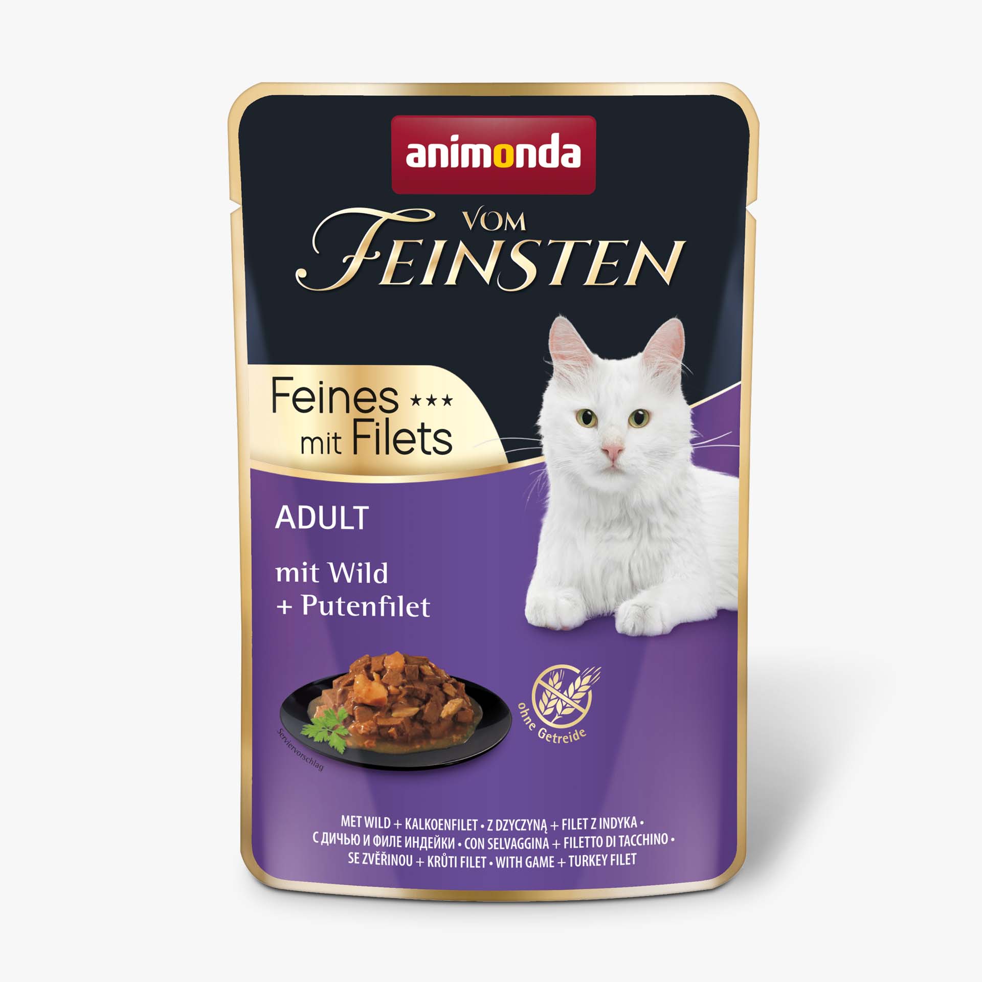 83064 animonda Vom Feinsten Adult Feines mit Filets mit Wild und Putenfilet Katze Nassfutter 83064 animonda Vom Feinsten Adult Feines mit Filets mit Wild und Putenfilet Katze Nassfutter