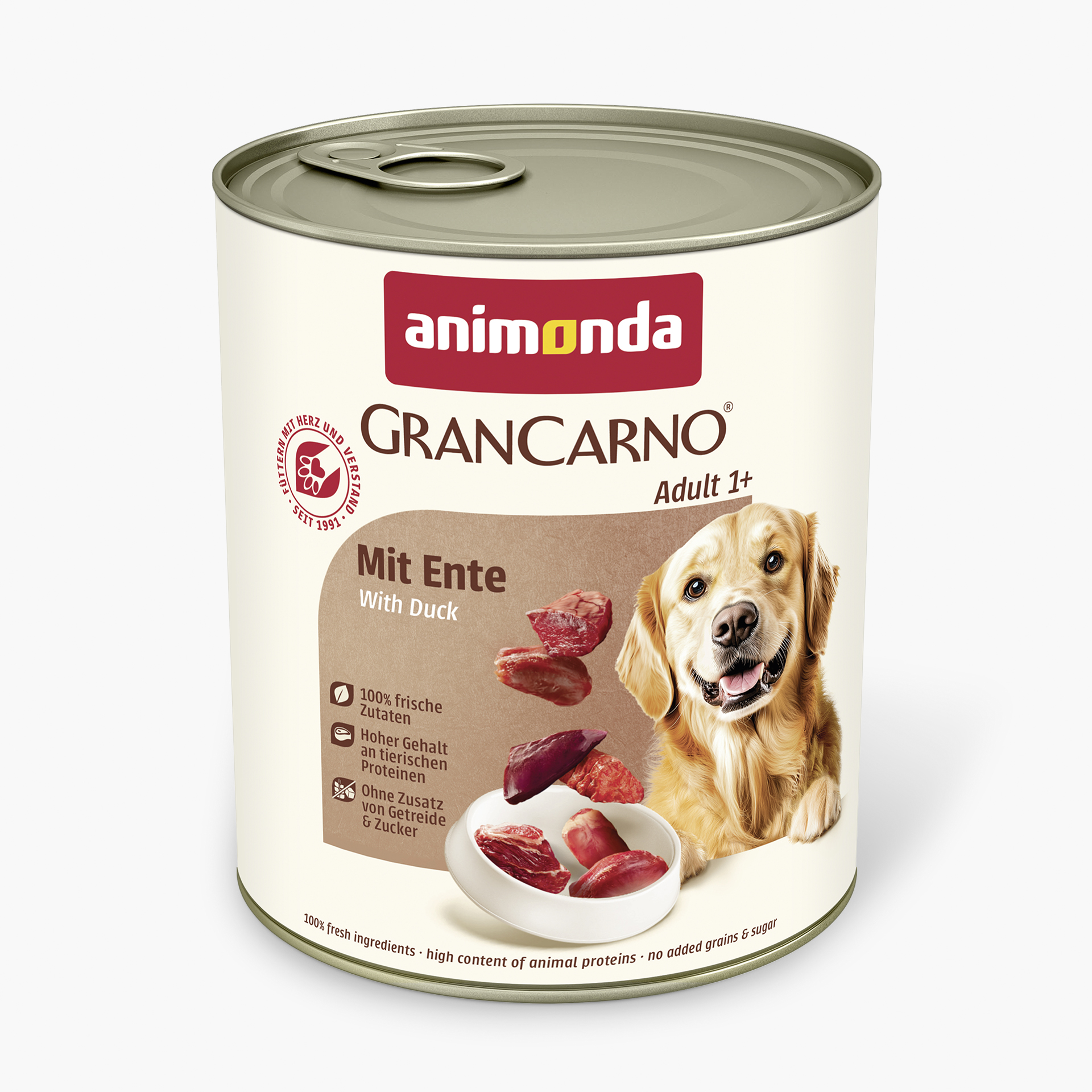 82804 animonda GranCarno Adult mit Ente Hund Nassfutter