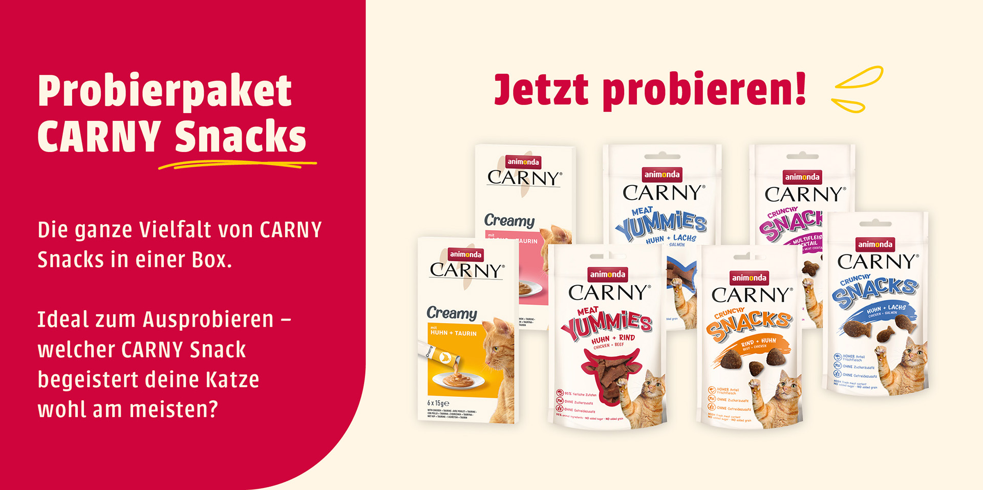 CARNY Snacks Probierpaket