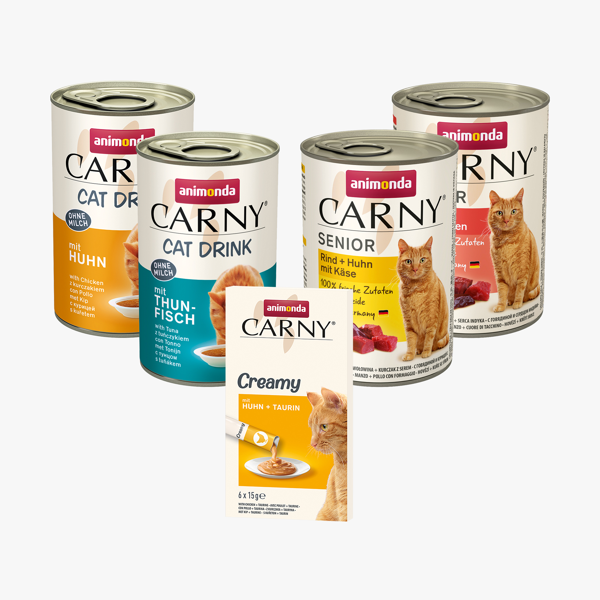 86910 animonda Carny Adult Probierpaket Carny Senior Katze Nassfutter