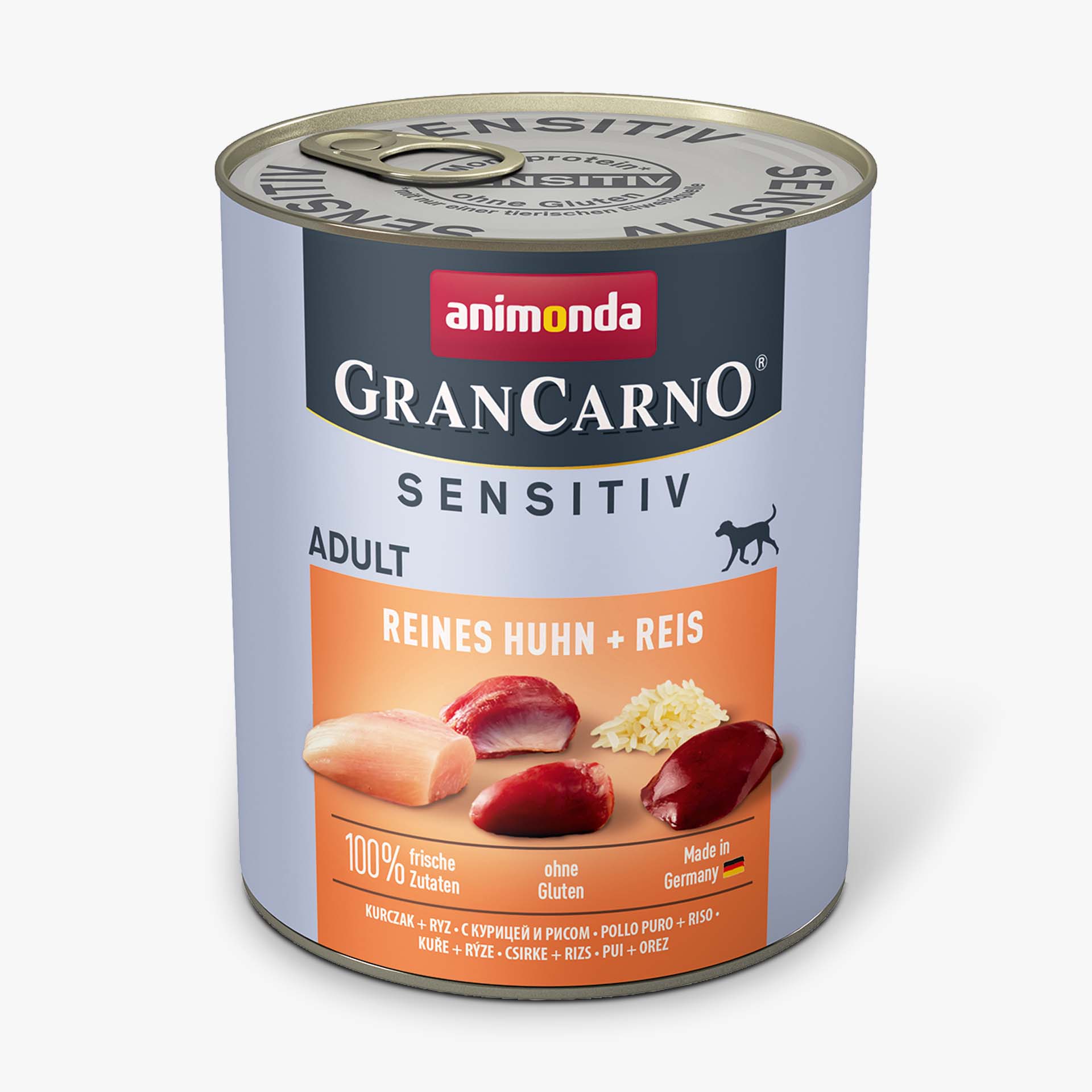 82447 animonda GranCarno Adult Sensitiv Reines Huhn und Reis Hund Nassfutter 82447 animonda GranCarno Adult Sensitiv Reines Huhn und Reis Hund Nassfutter