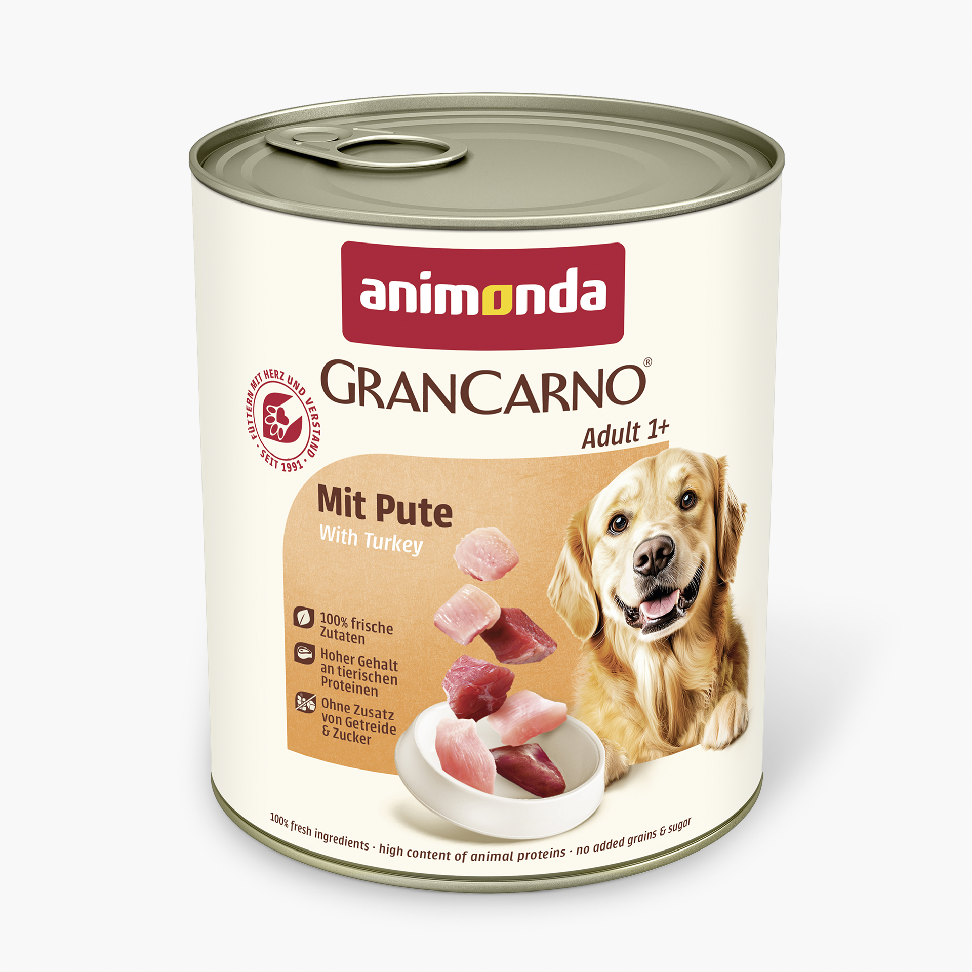82485 animonda GranCarno Adult Mit Pute Hund Nassfutter