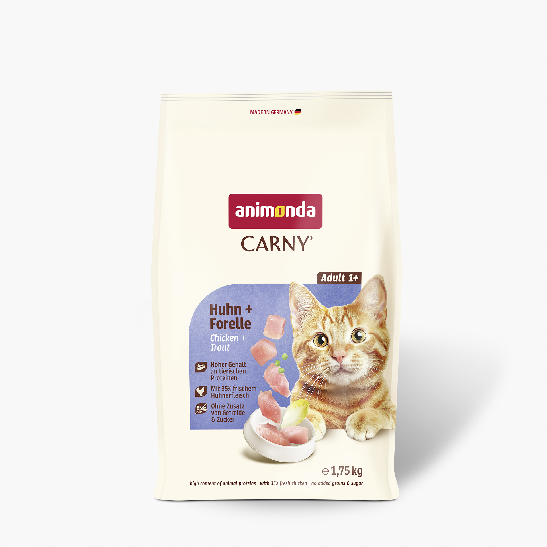 83876 animonda Carny Adult Huhn und Forelle Katze Trockenfutter