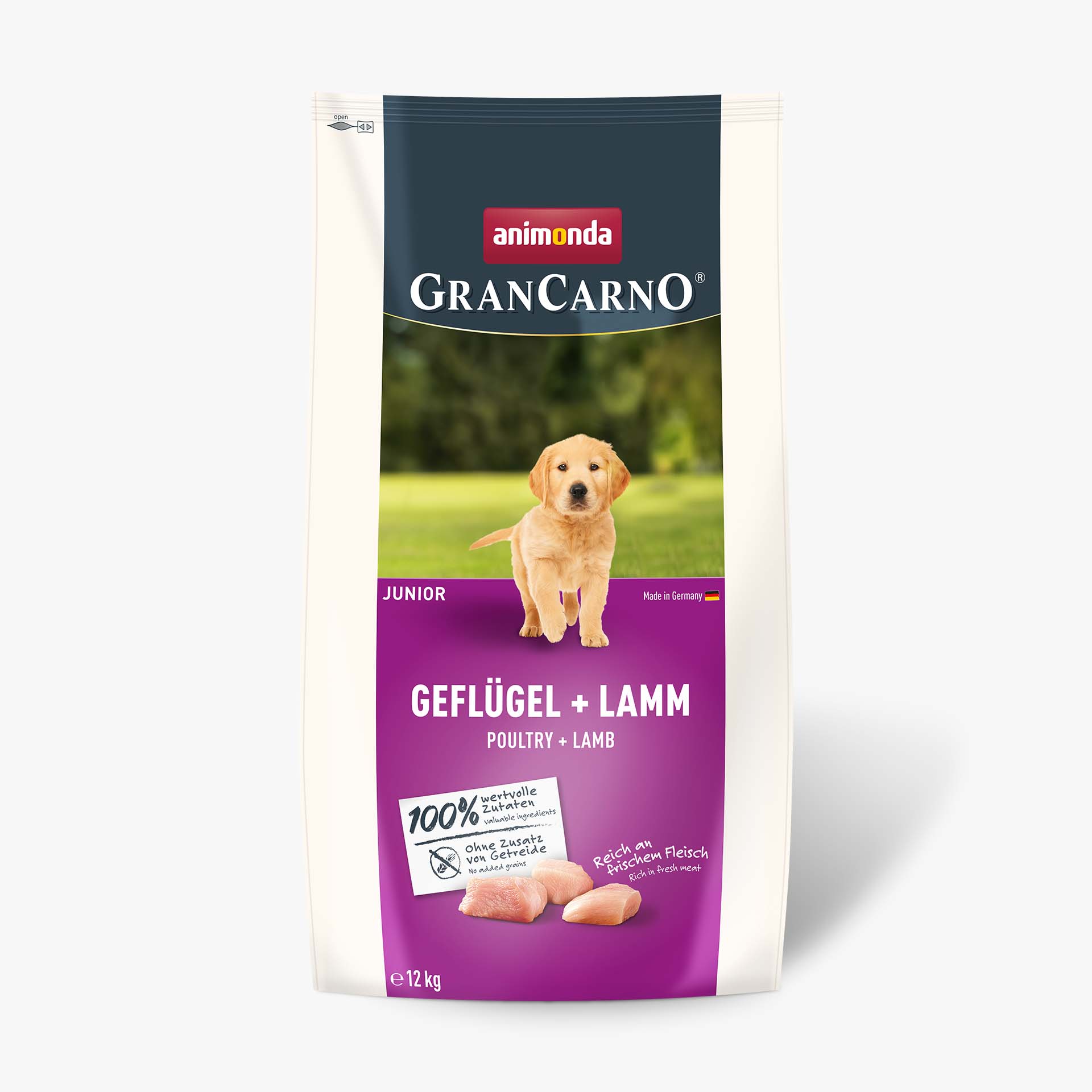 82946 animonda GranCarno Junior Gefluegel und Lamm Hund Trockenfutter