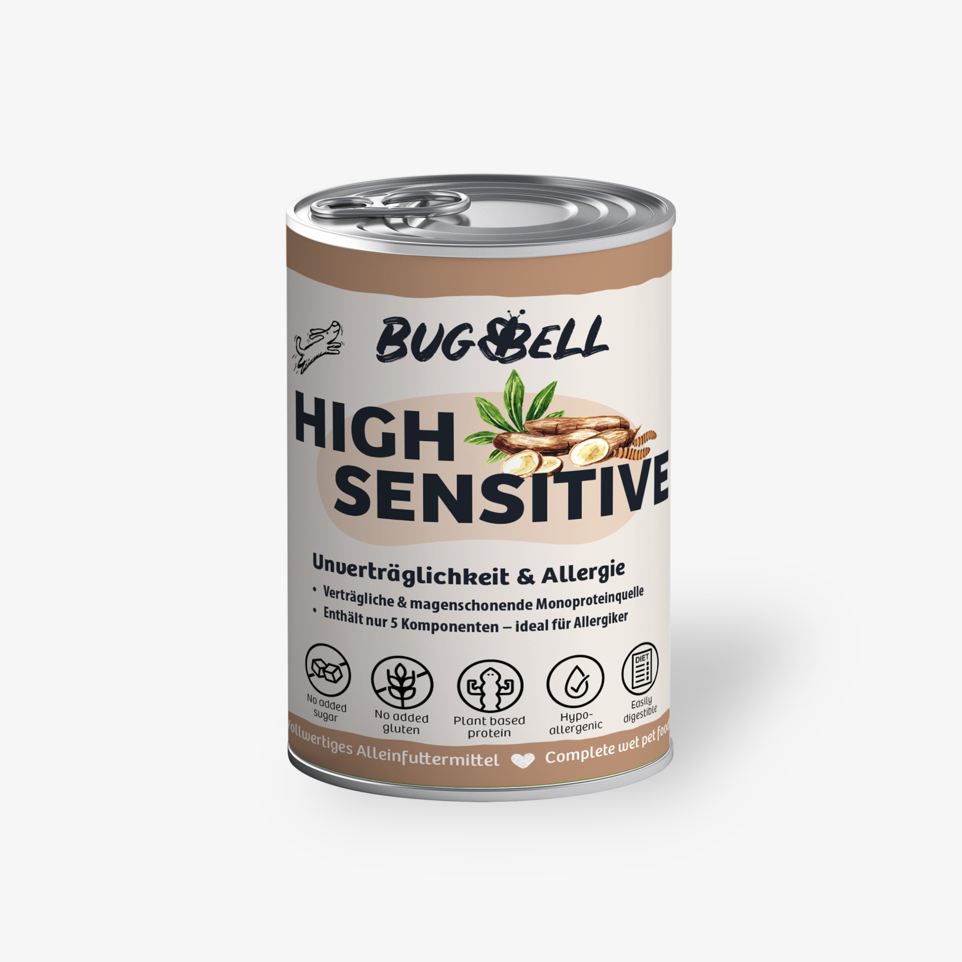 85120 BugBell Bugbell Adult Braun HighSensitive Hund Nassfutter 85120 BugBell Bugbell Adult Braun HighSensitive Hund Nassfutter