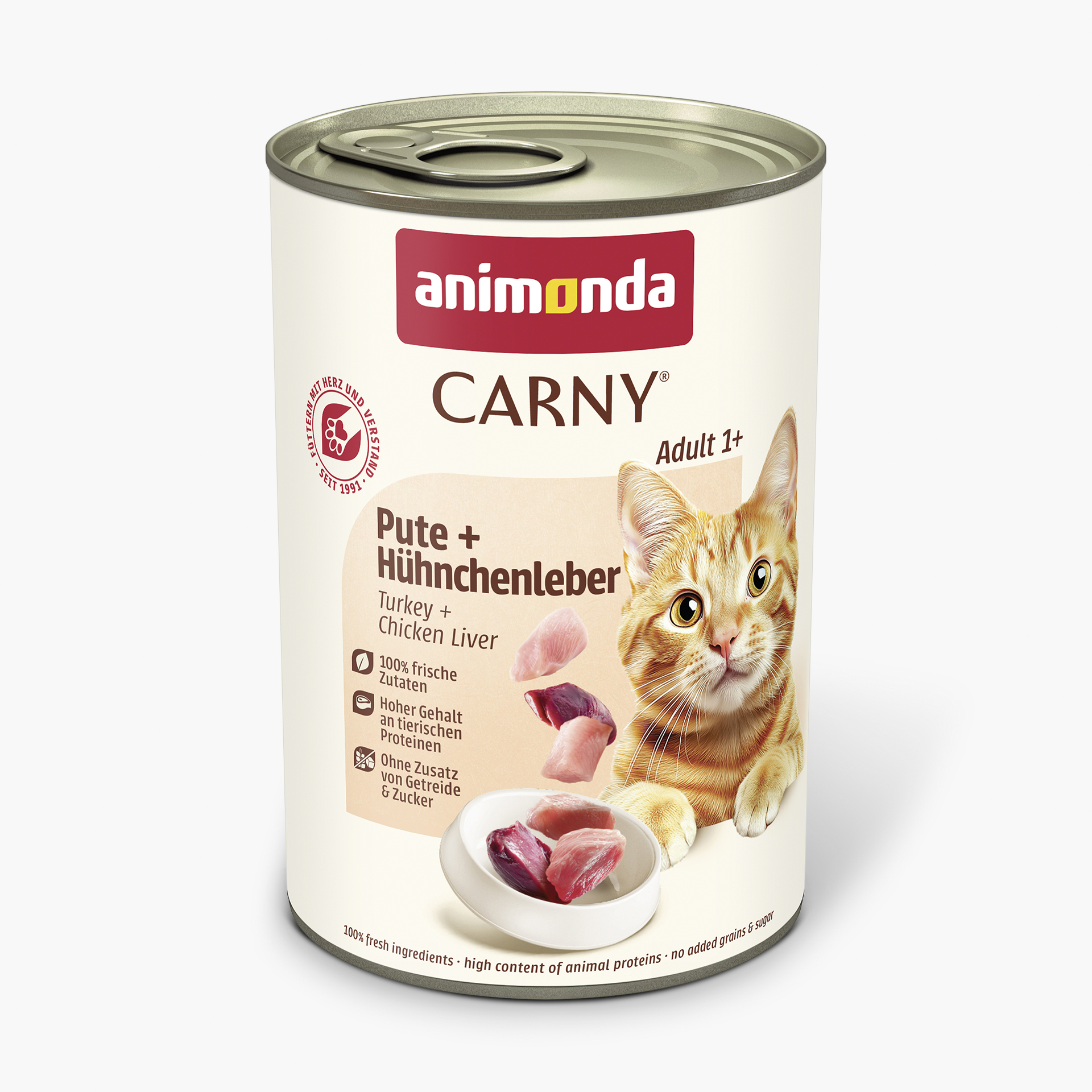 83824 animonda Carny Adult Pute und Huehnchenleber Katze Nassfutter 83824 animonda Carny Adult Pute und Huehnchenleber Katze Nassfutter