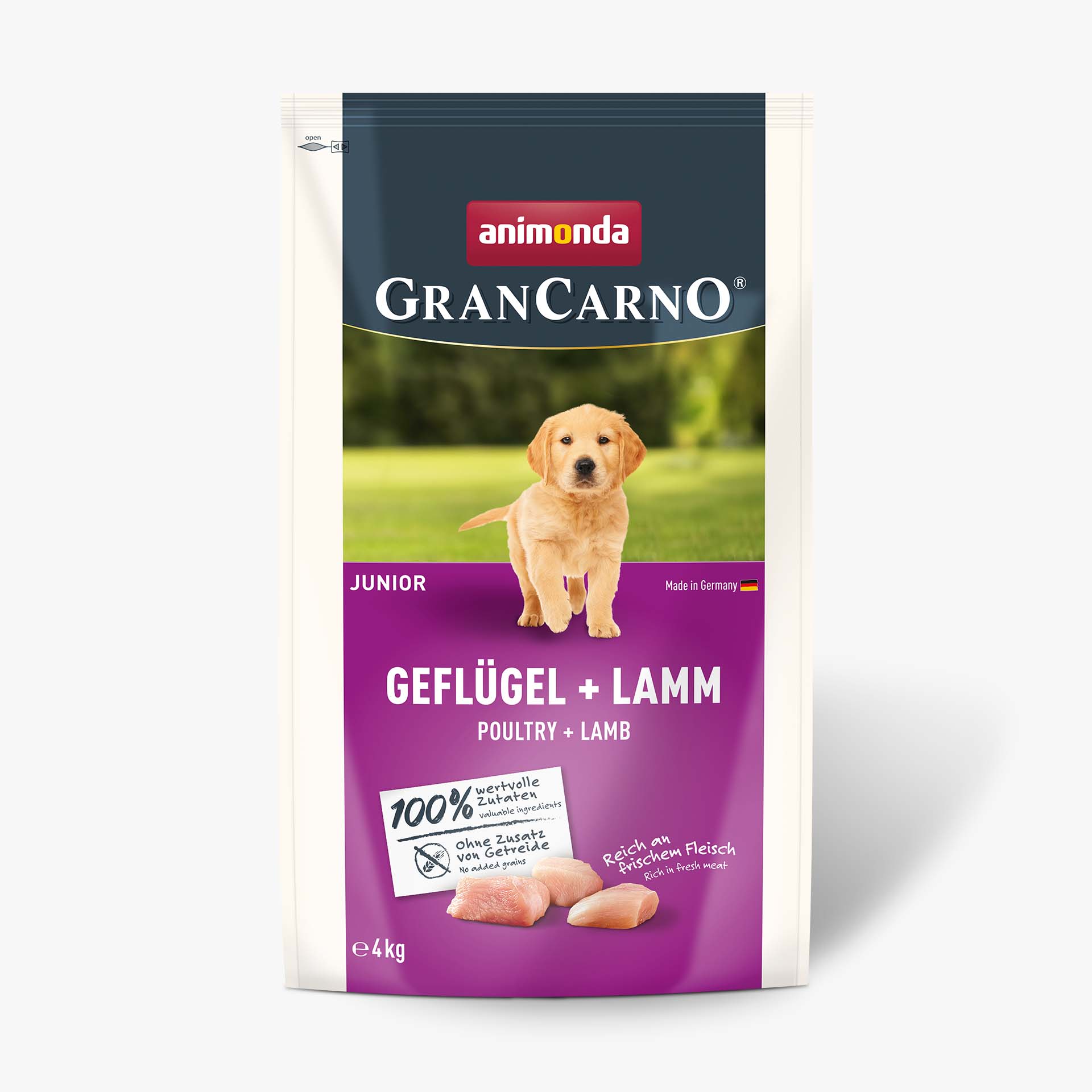 82945 animonda GranCarno Junior Gefluegel und Lamm Hund Trockenfutter