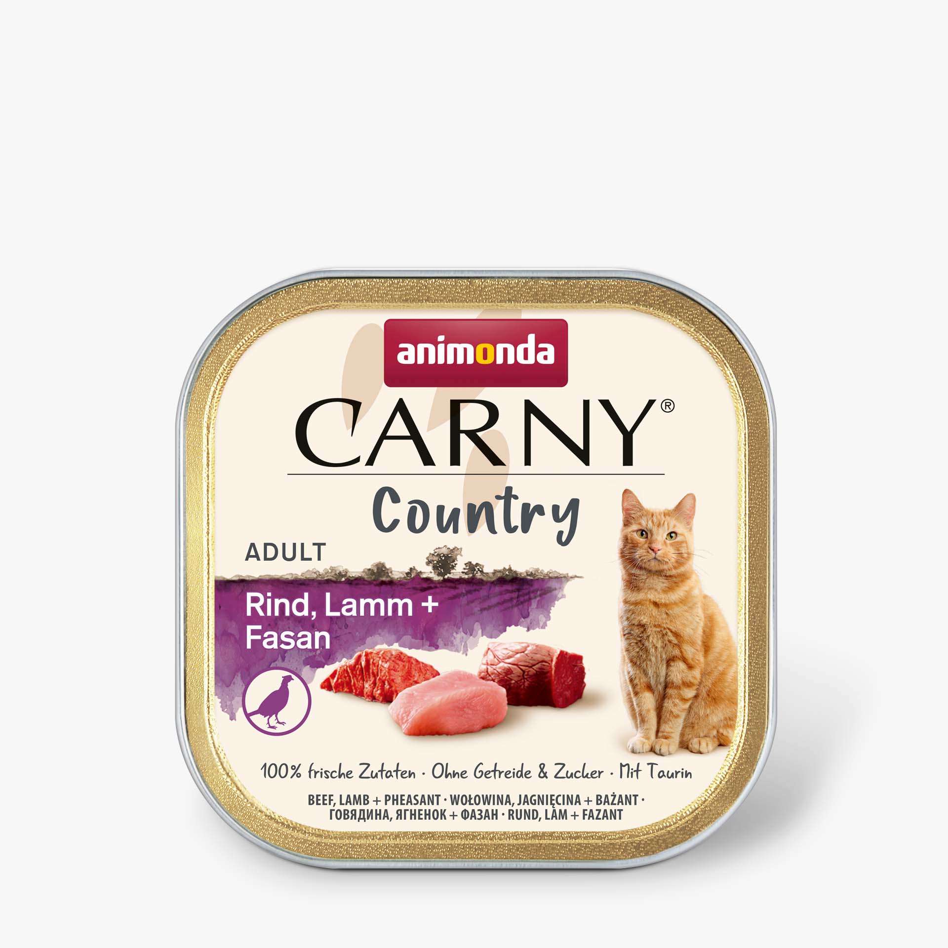 83843 animonda Carny Adult Country Rind  Lamm und Fasan Katze Nassfutter
