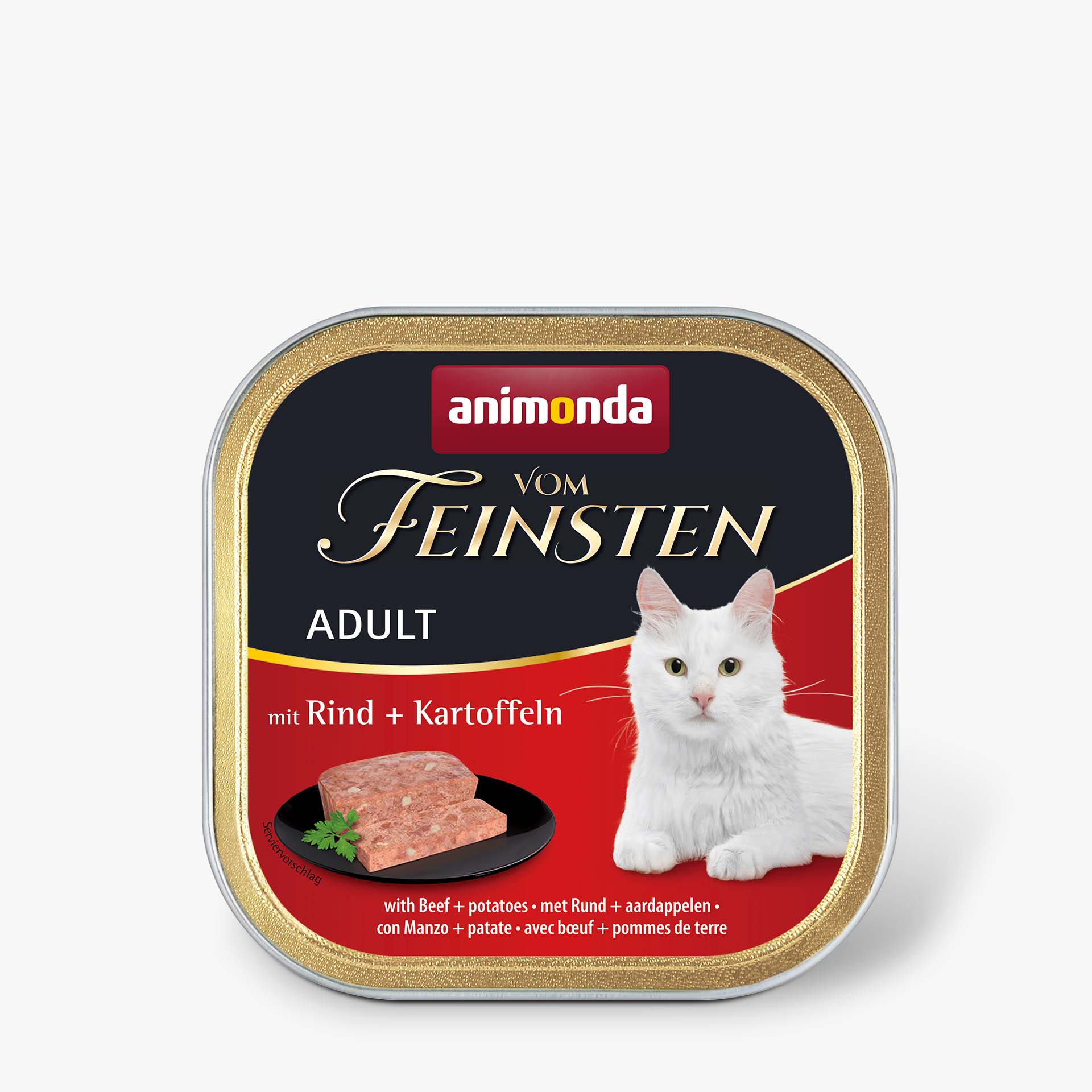 83211 animonda Vom Feinsten Adult mit Rind und Kartoffeln Katze Nassfutter