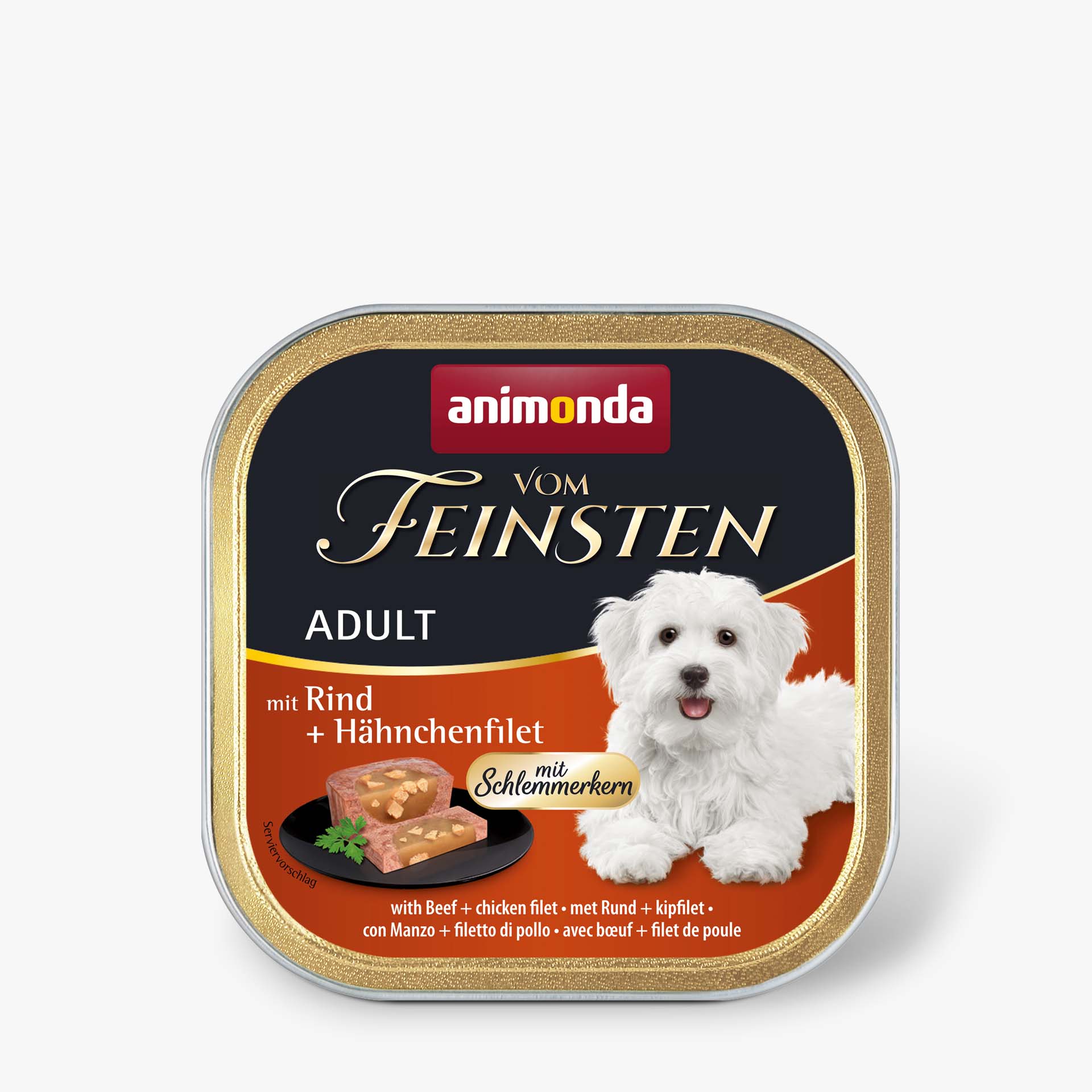 82301 animonda Vom Feinsten Adult mit Schlemmerkern Schlemmerkern mit Rind und Haehnchenfilet Hund Nassfutter 82301 animonda Vom Feinsten Adult mit Schlemmerkern Schlemmerkern mit Rind und Haehnchenfilet Hund Nassfutter