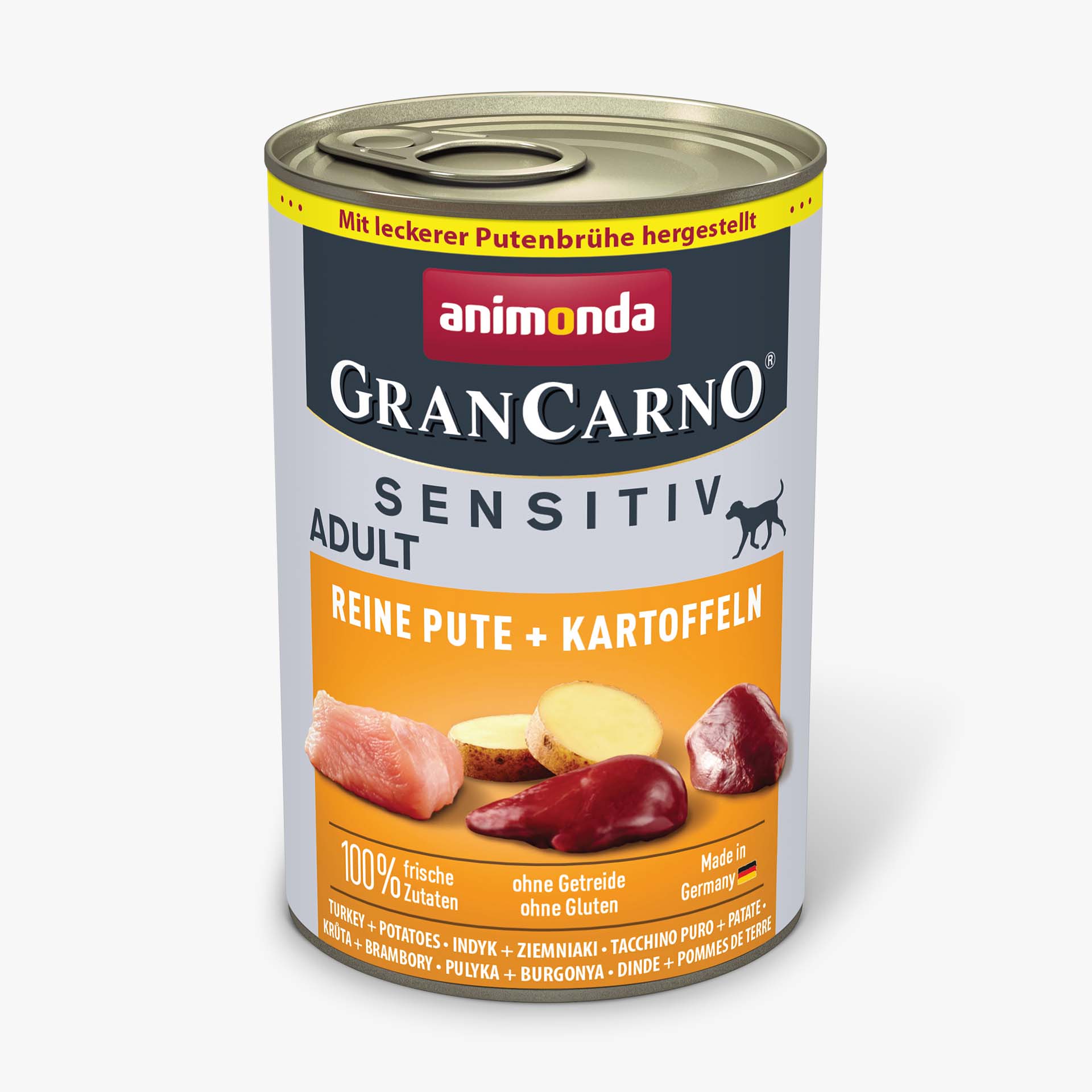 82415 animonda GranCarno Adult Sensitiv Reine Pute und Kartoffeln Hund Nassfutter