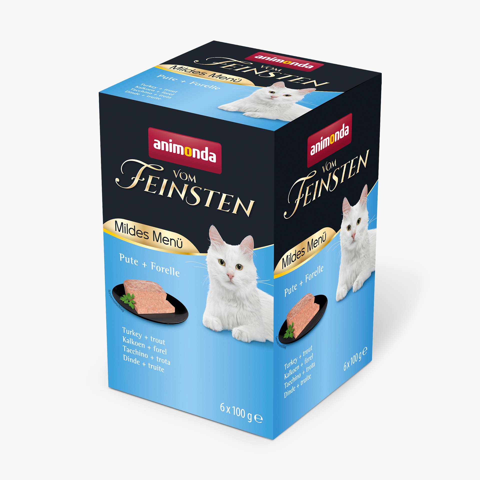 83944 animonda Vom Feinsten Adult Mildes Menue Pute und Forelle Katze Nassfutter 83944 animonda Vom Feinsten Adult Mildes Menue Pute und Forelle Katze Nassfutter