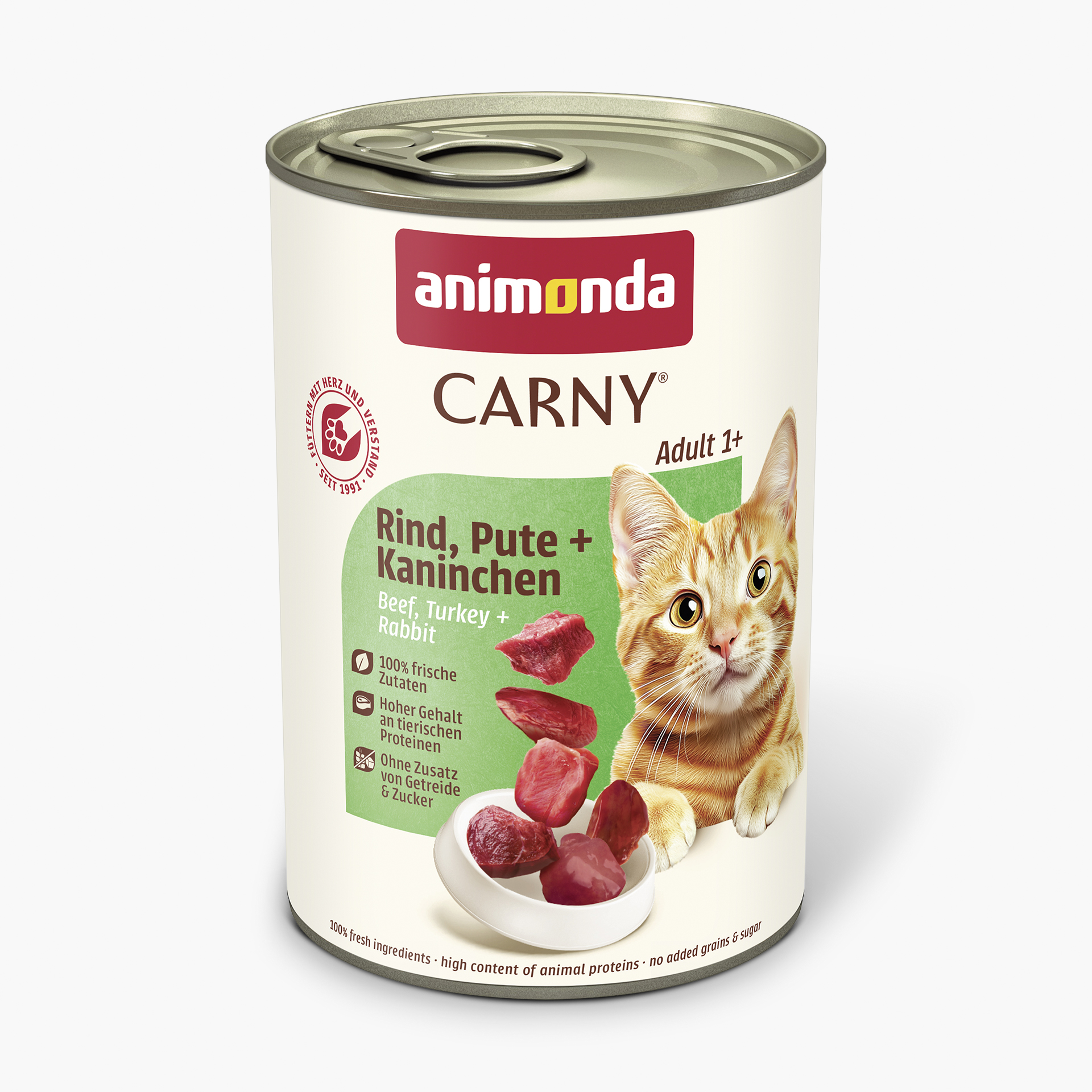 83725 animonda Carny Adult Rind  Pute und Kaninchen Katze Nassfutter