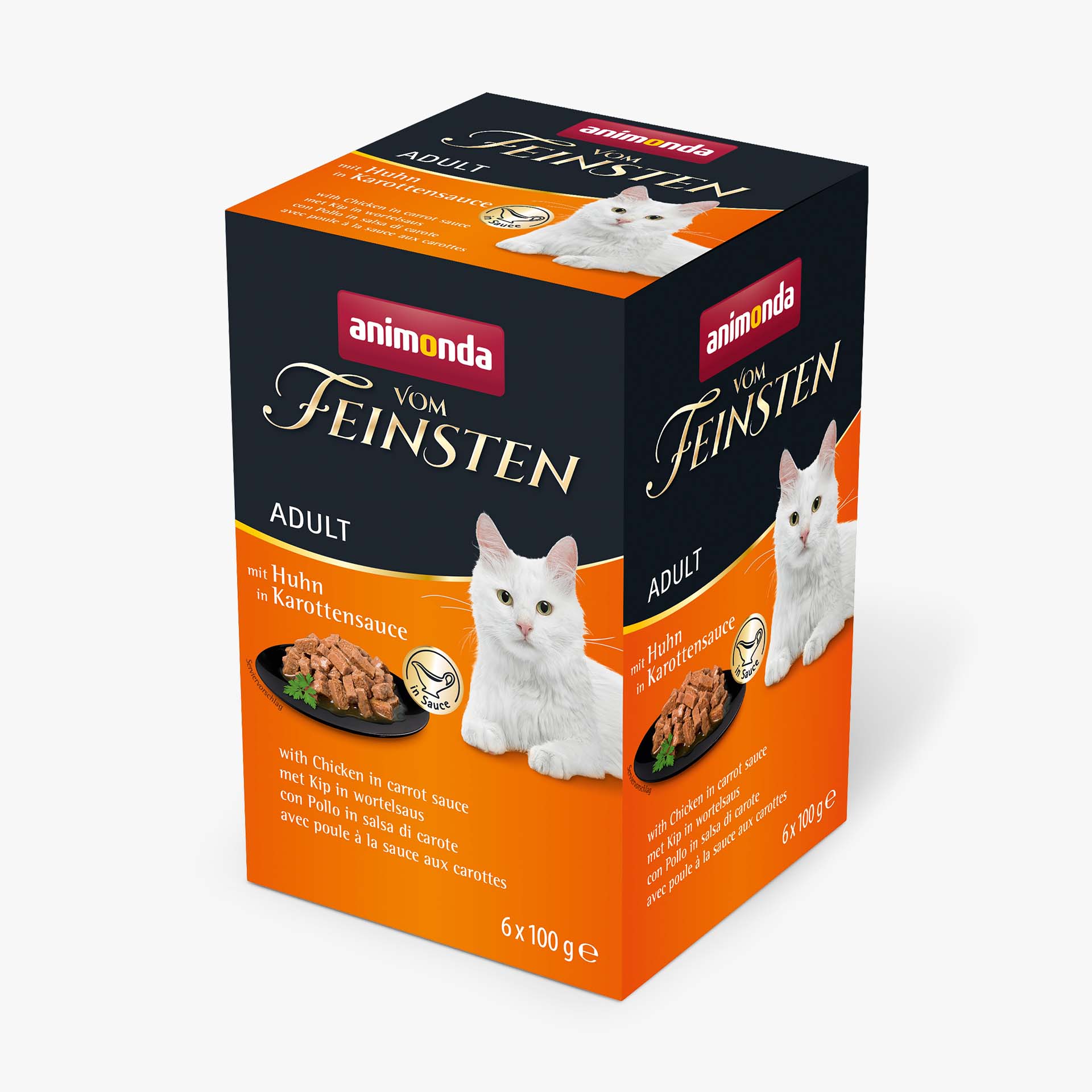 84228 animonda Vom Feinsten Adult mit Huhn in Karottensauce Katze Nassfutter 84228 animonda Vom Feinsten Adult mit Huhn in Karottensauce Katze Nassfutter