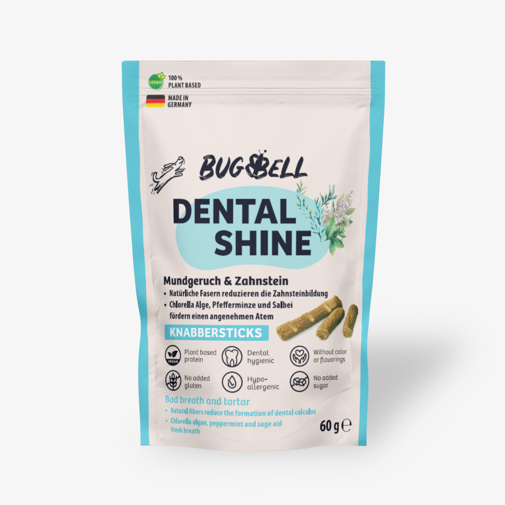 BugBell Junior, Adult, Senior Knabbersticks DentalShine